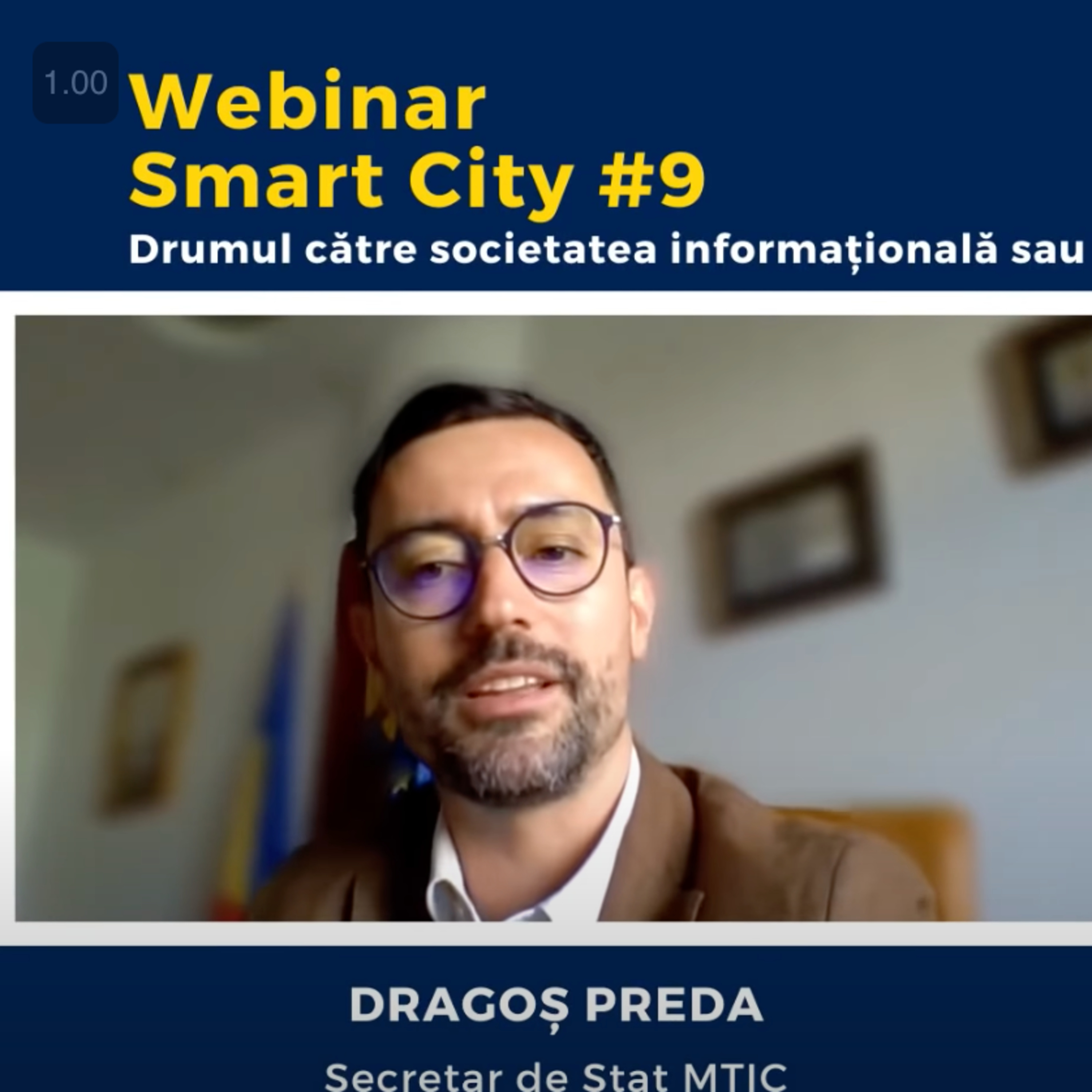 Webinar Smart City #9 - Drumul către societatea informaţională sau societatea digitală! episode artwork