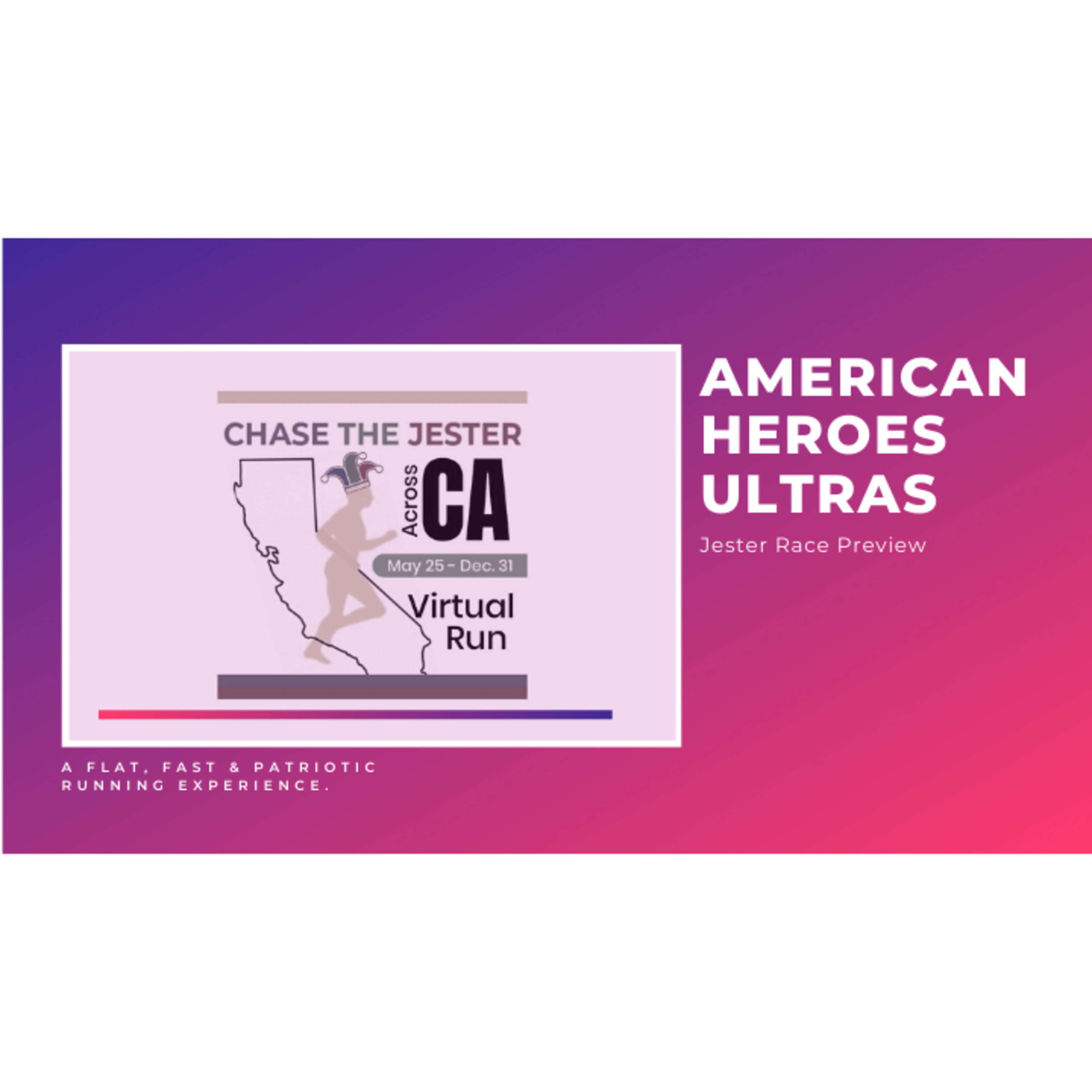 634. American Heroes Run 2020 Race Preview | Andy and The Jester episode artwork