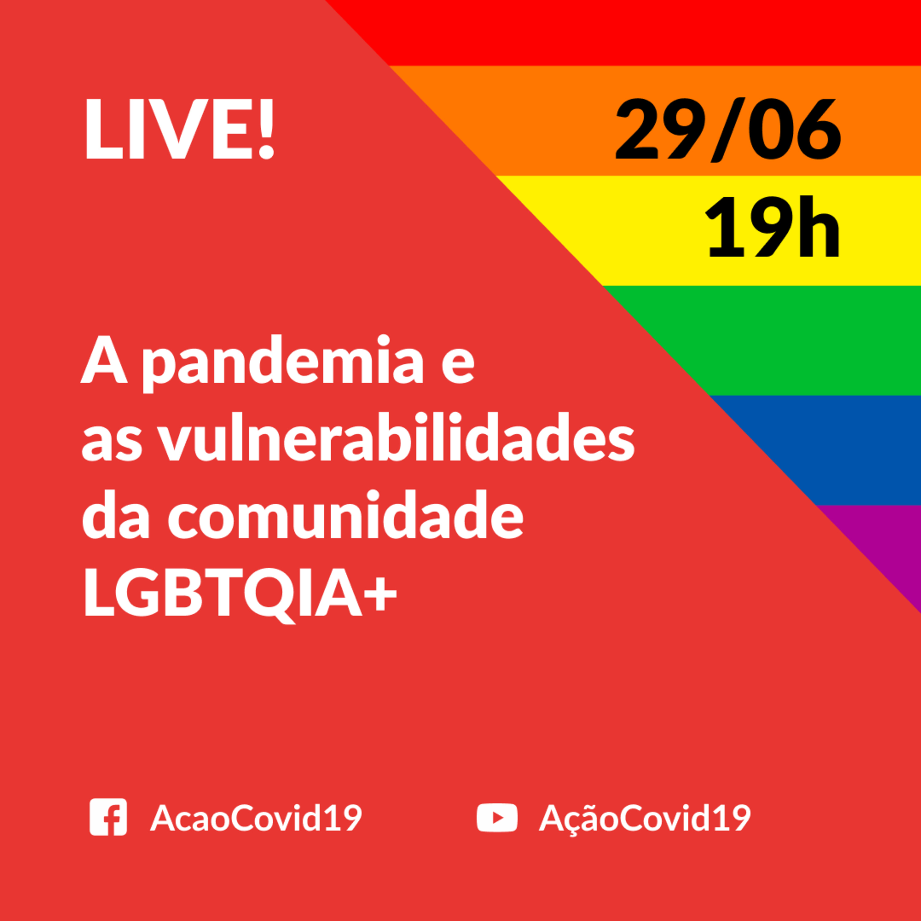 Live 14: A pandemia e as vulnerabilidades da comunidade LGBTQIA+ episode artwork