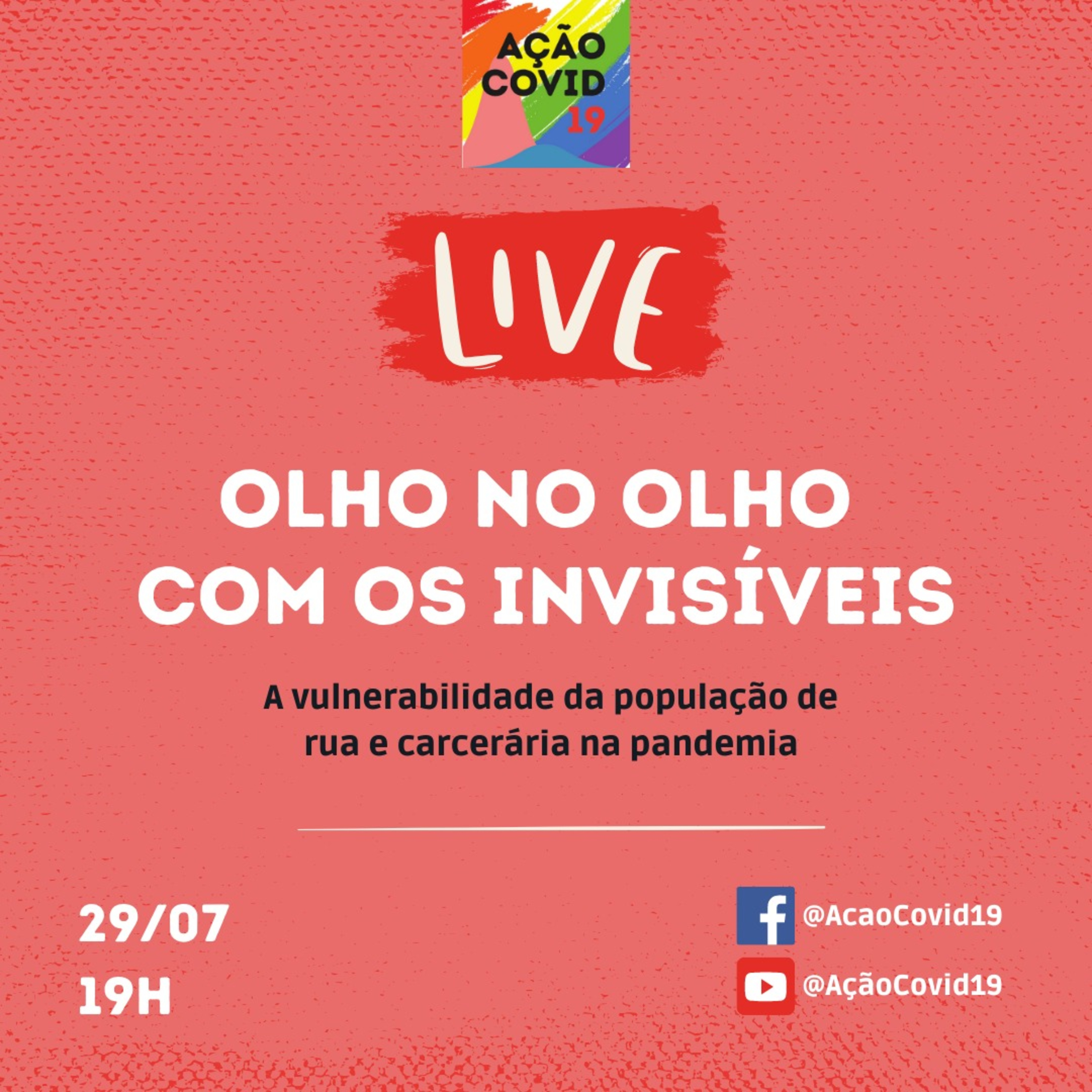 Live 15: Olho no Olho com os invisíveis. A vulnerabilidade da população de rua e carcerária na pandemia. episode artwork