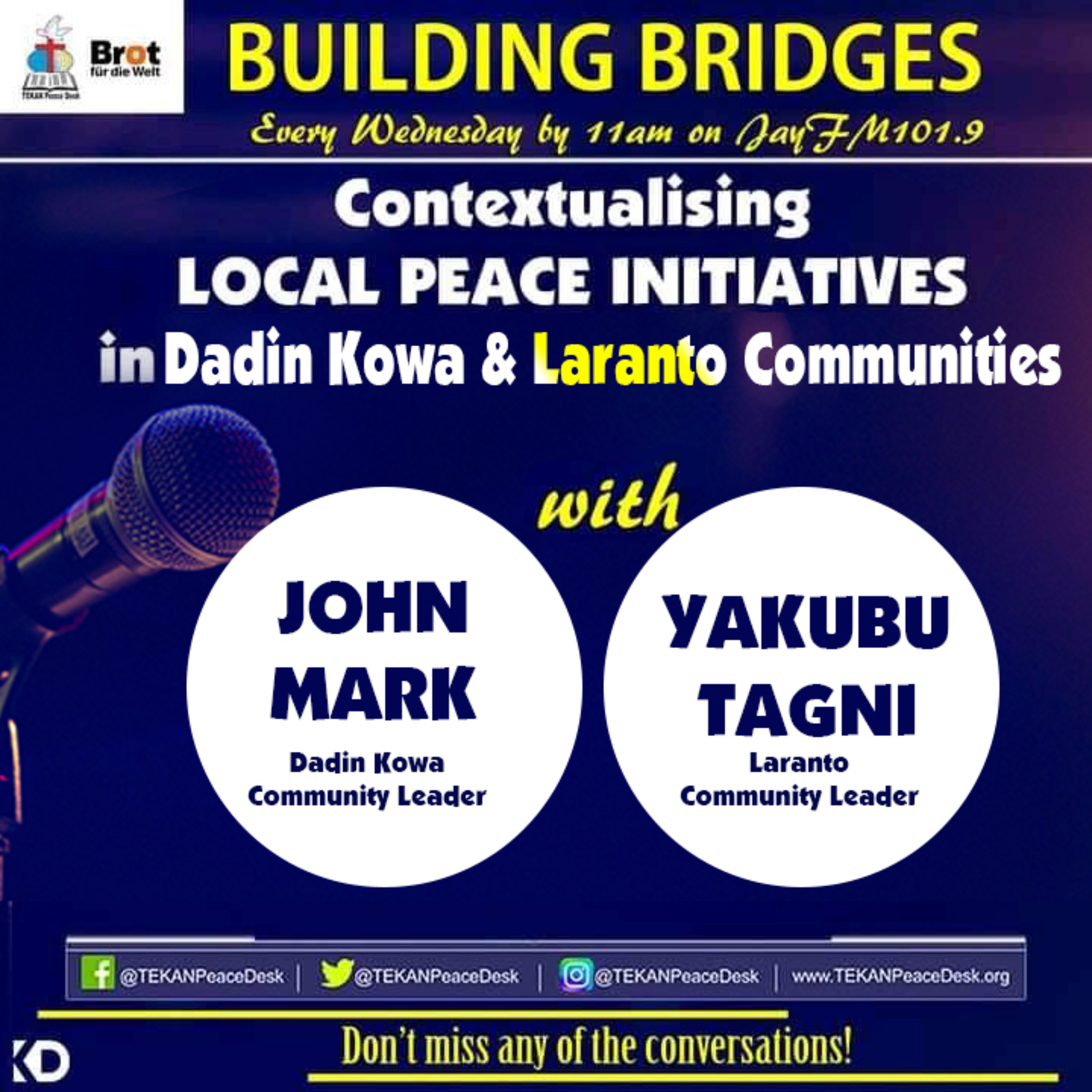 Building Bridges On JayFM 101.9