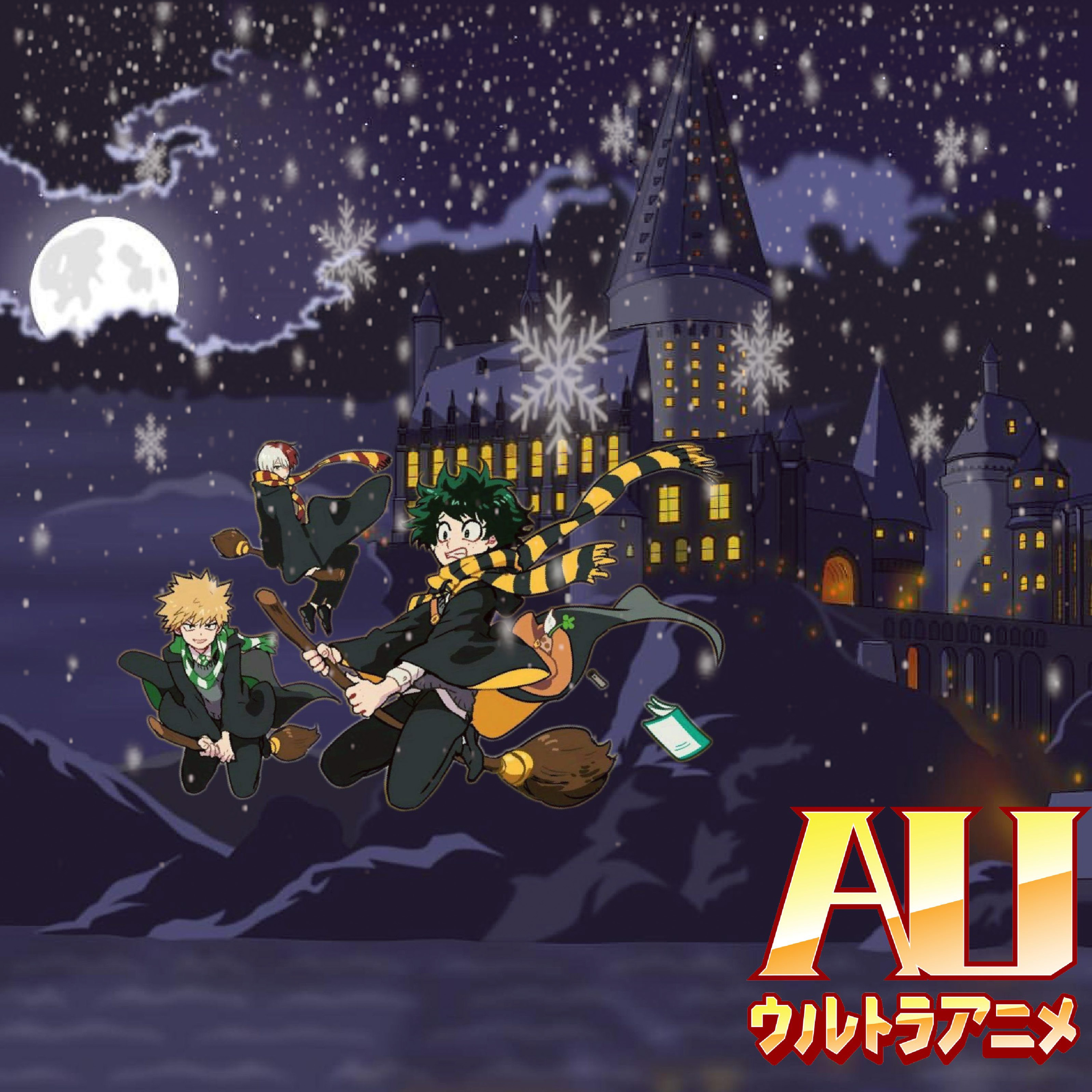 MHA goes to Hogwarts episode artwork