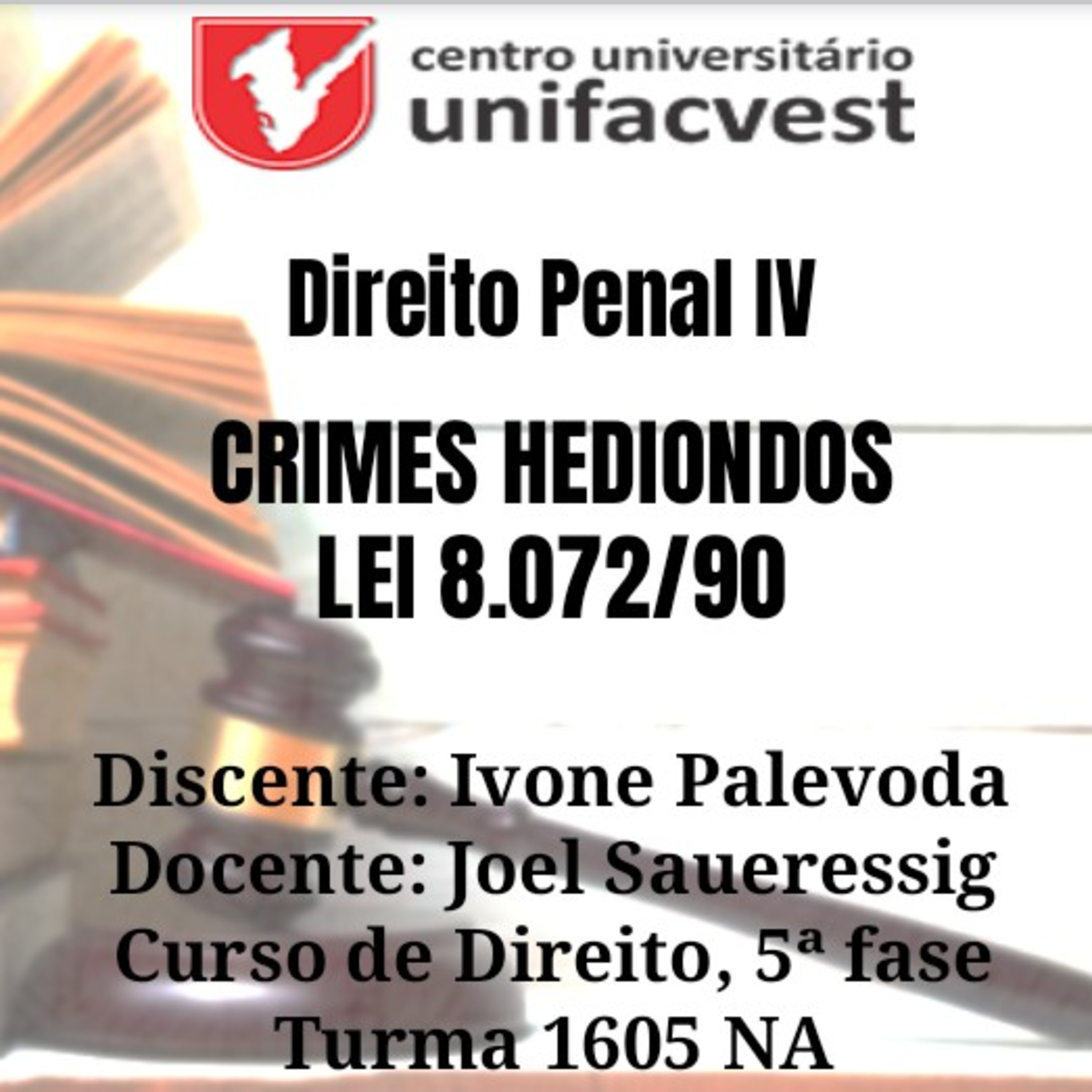 Crimes Hediondos - Lei 8.072/1990 episode artwork