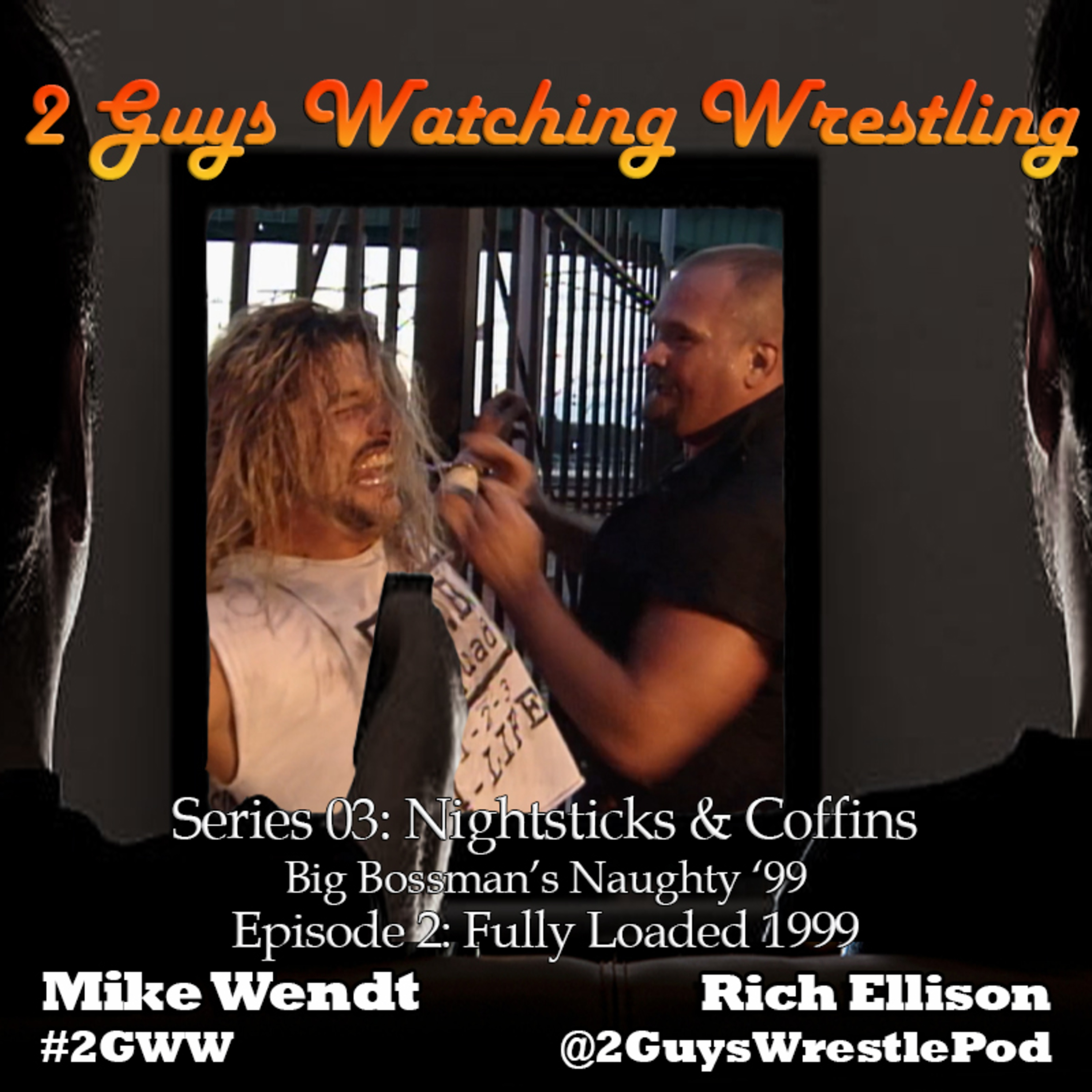 2 Guys Watching Wrestling