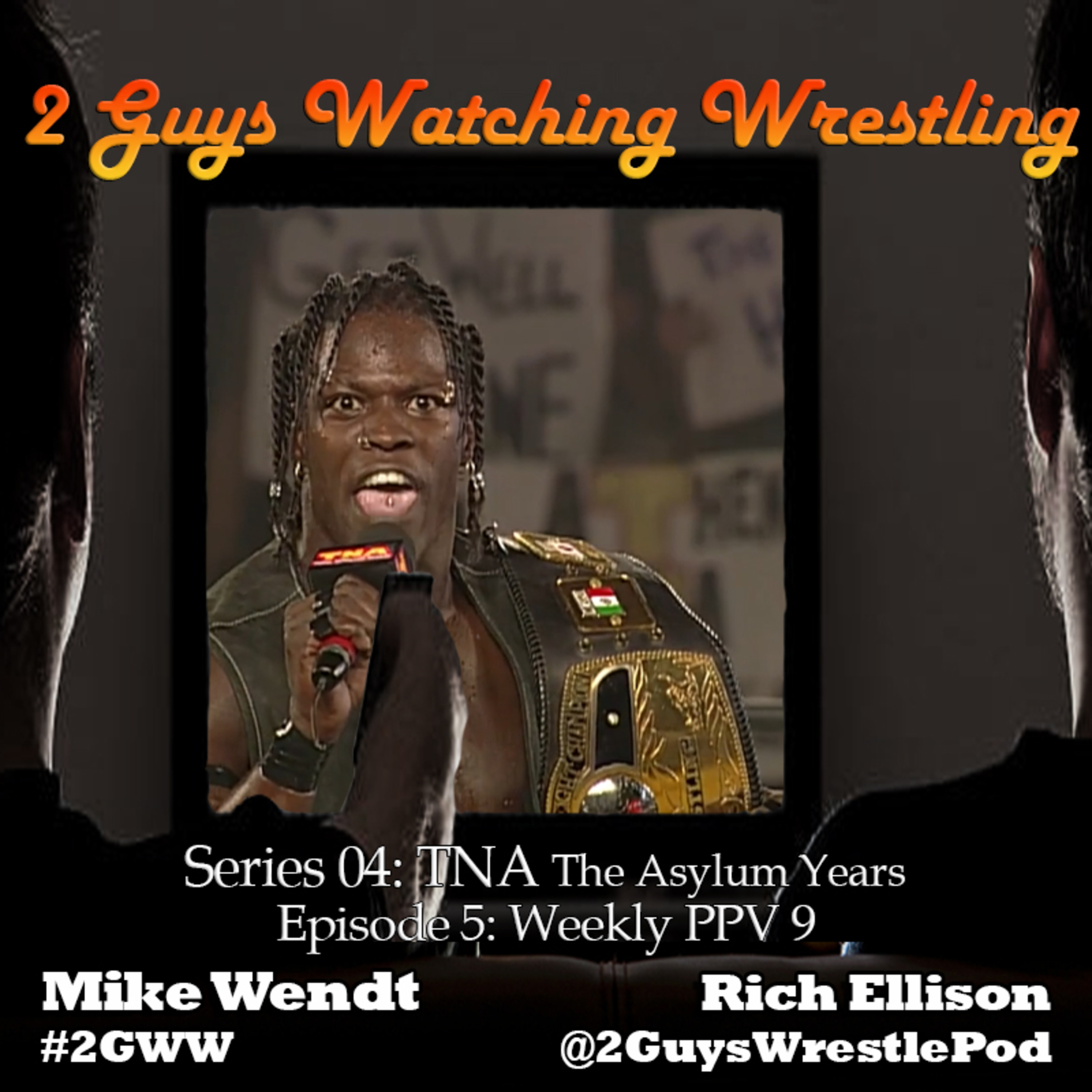 2 Guys Watching Wrestling
