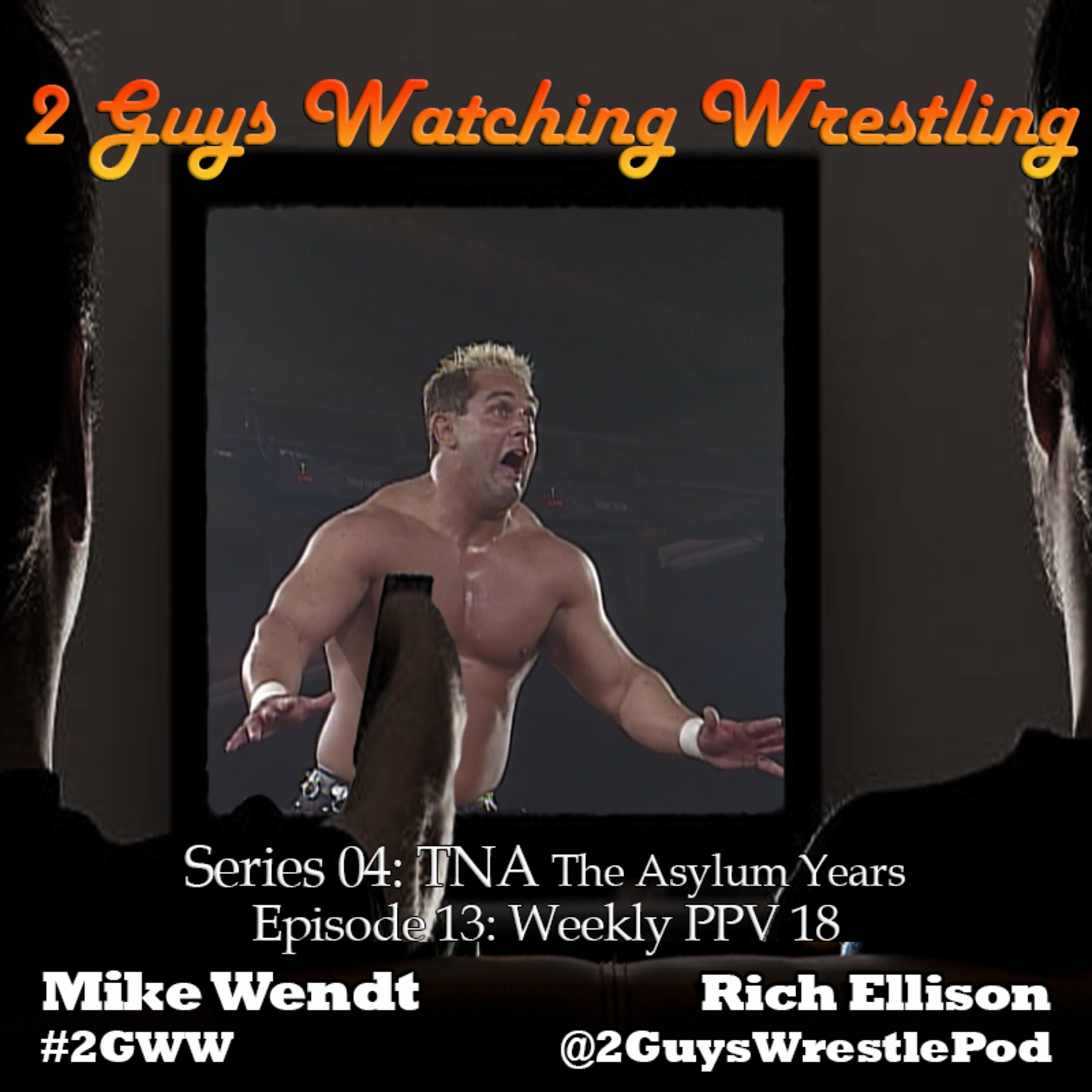 2 Guys Watching Wrestling