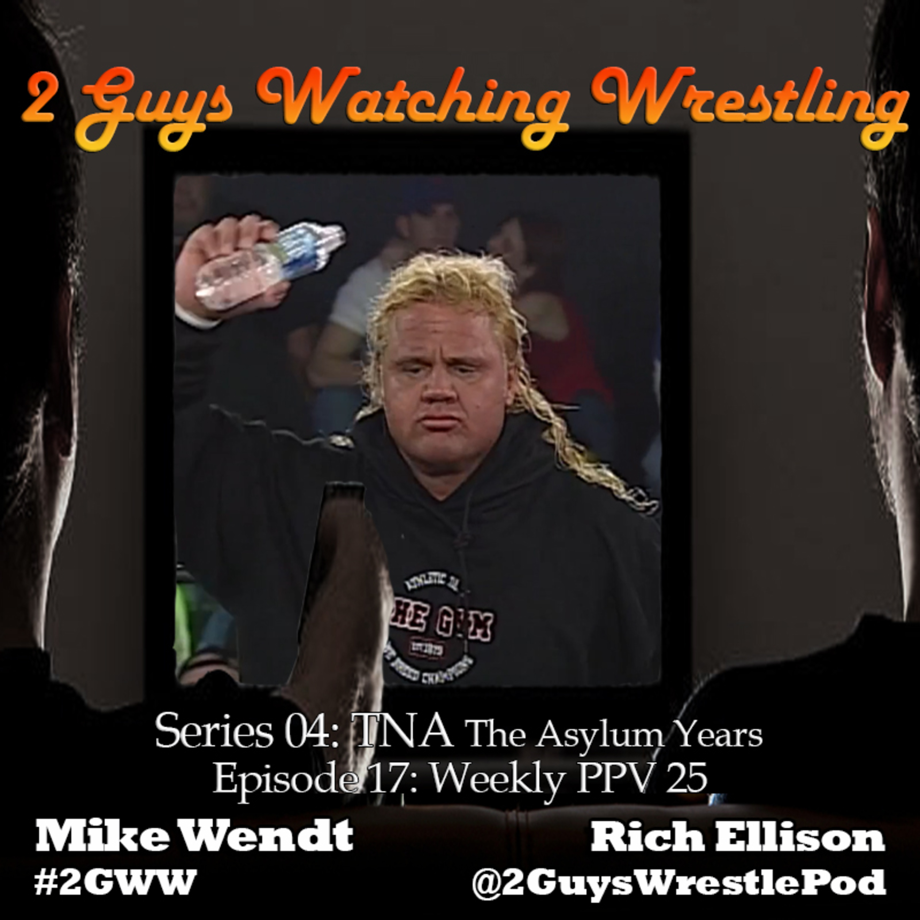2 Guys Watching Wrestling