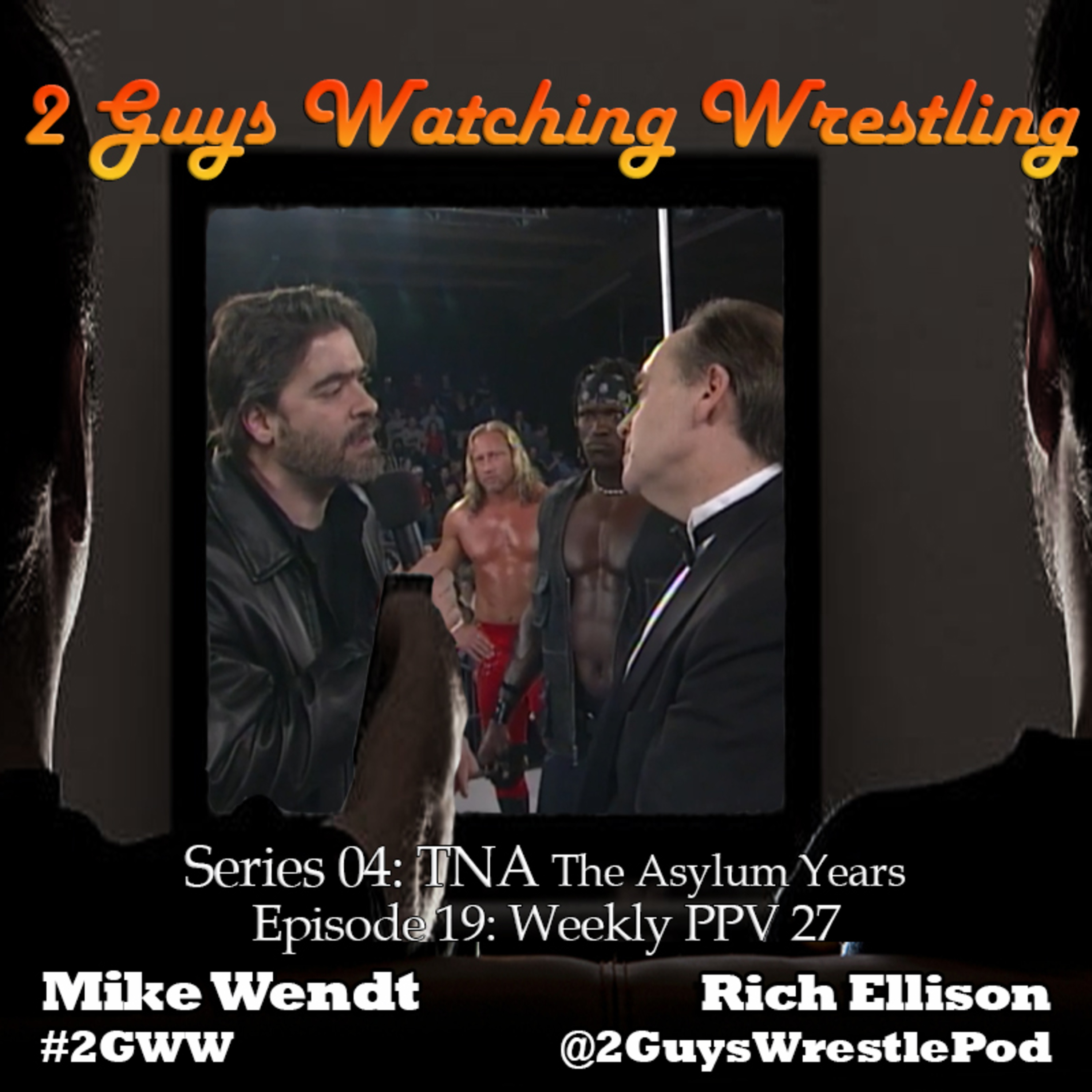 2 Guys Watching Wrestling