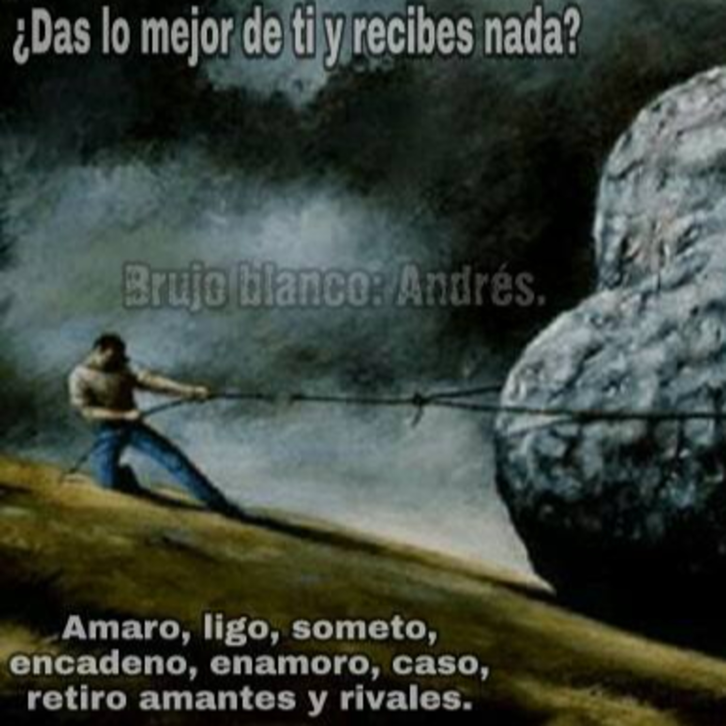 Portada de Brujo Blanco: Andrés.