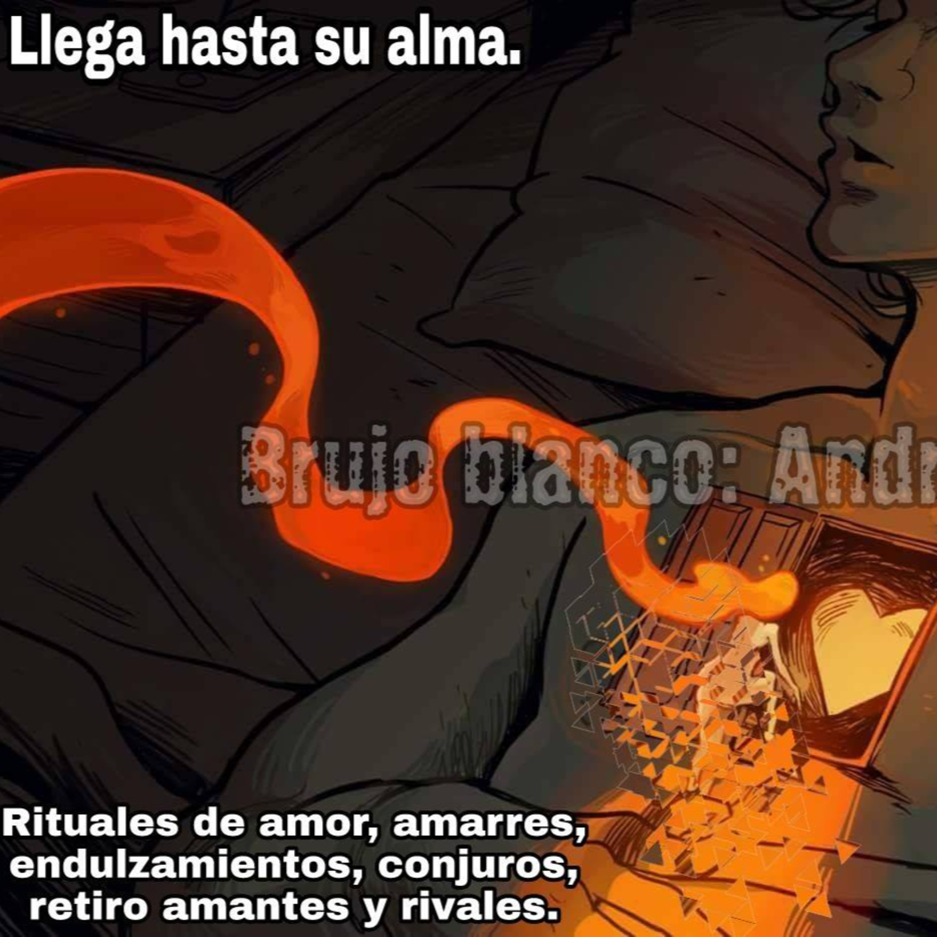 Portada de Brujo Blanco: Andrés.