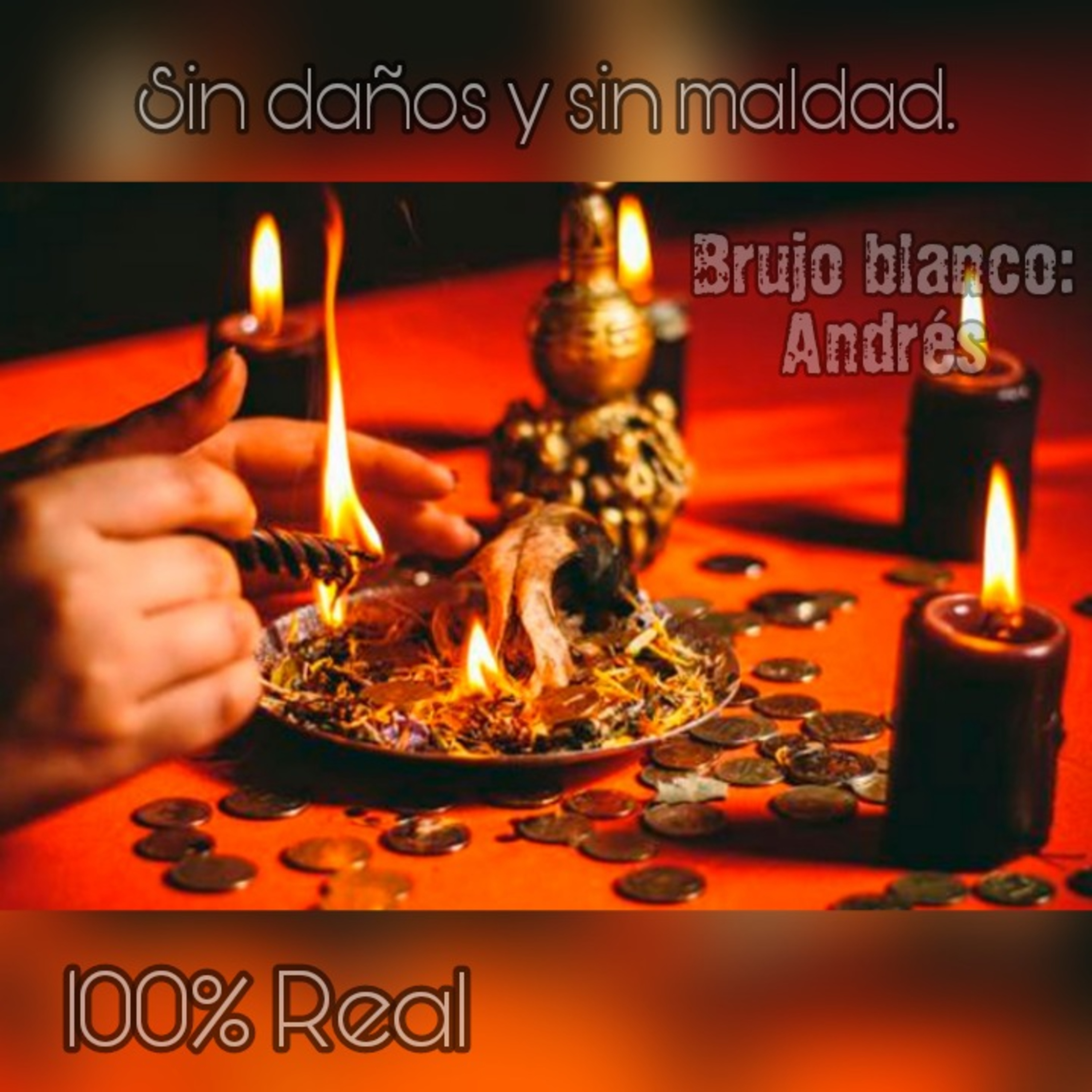 Portada de Brujo Blanco: Andrés.