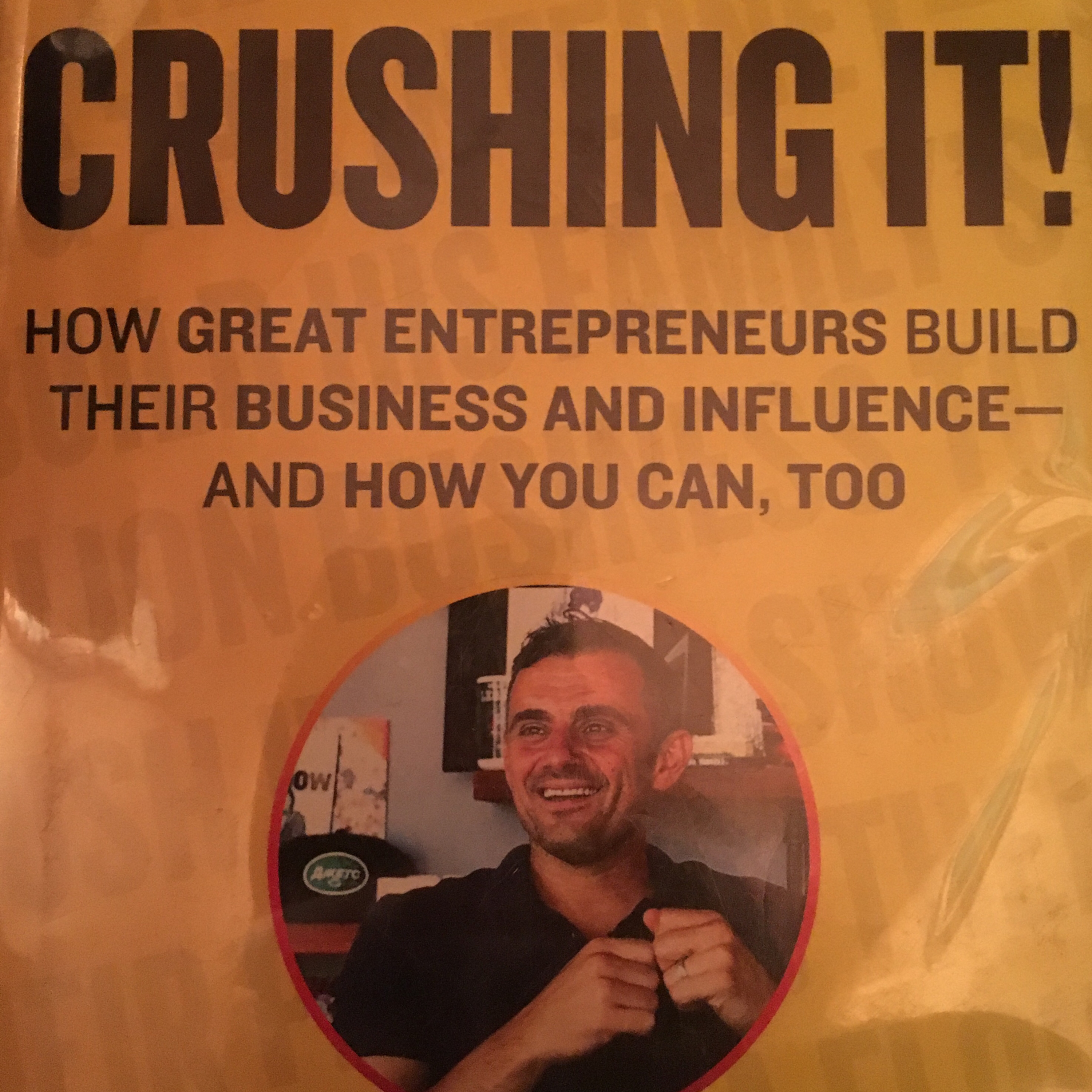 First pages of chapter 4 of Crushing it by Gary Vee and my thoughts