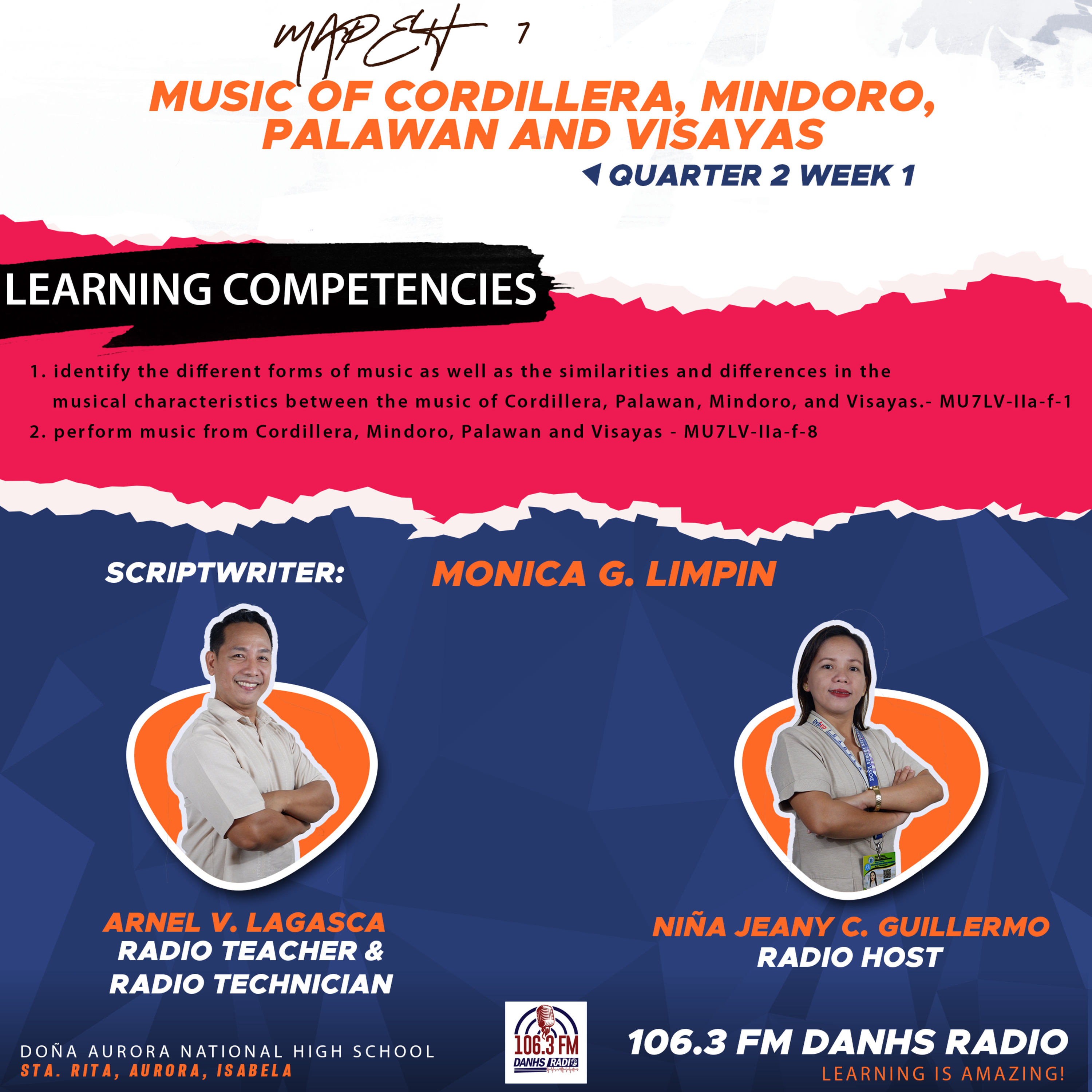 Radio Lessons in MAPEH