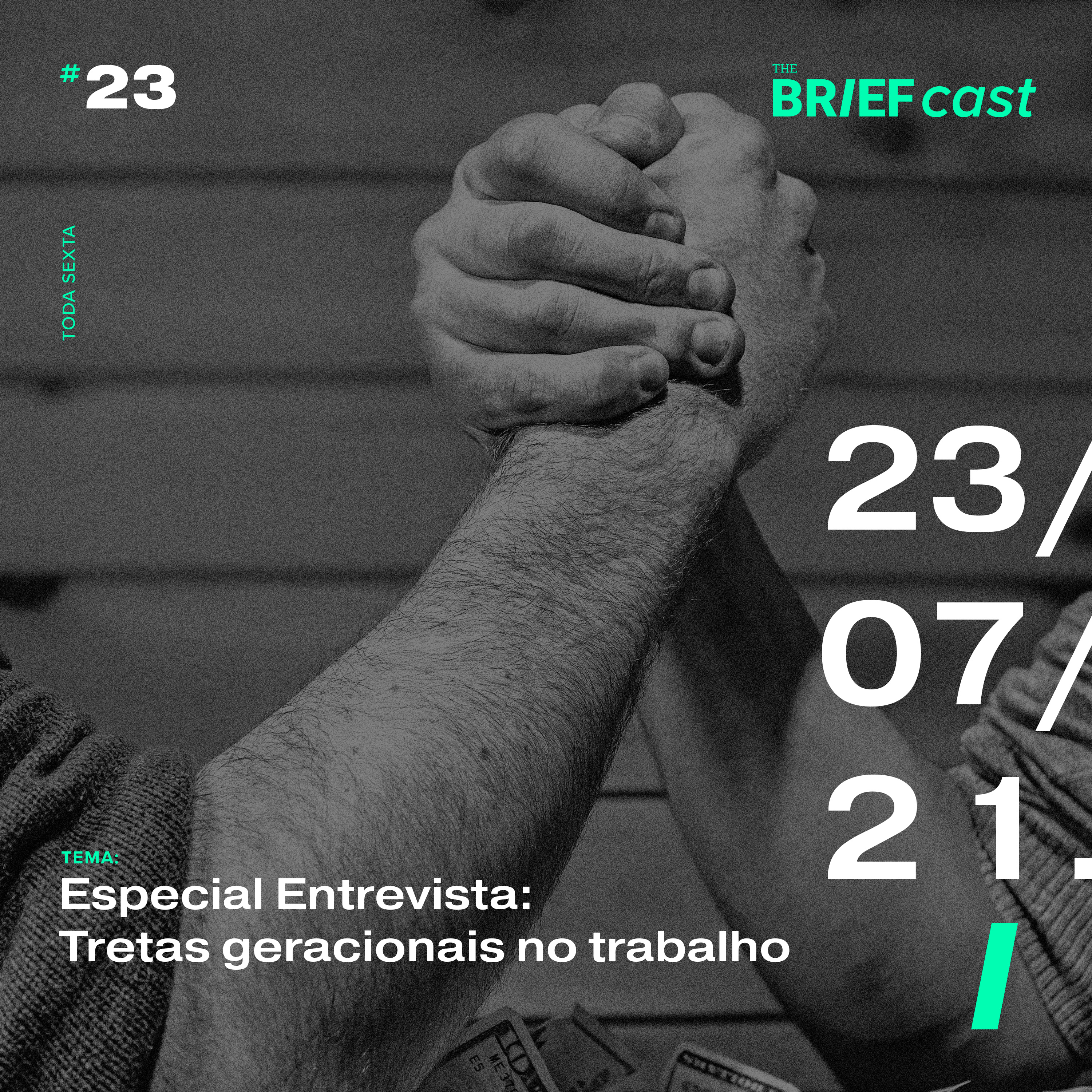 The BRIEFcast - 23.07.21 - Ep 23 - Especial entrevista: Como resolver tretas geracionais no trabalho e as aspirações de cada líder episode artwork