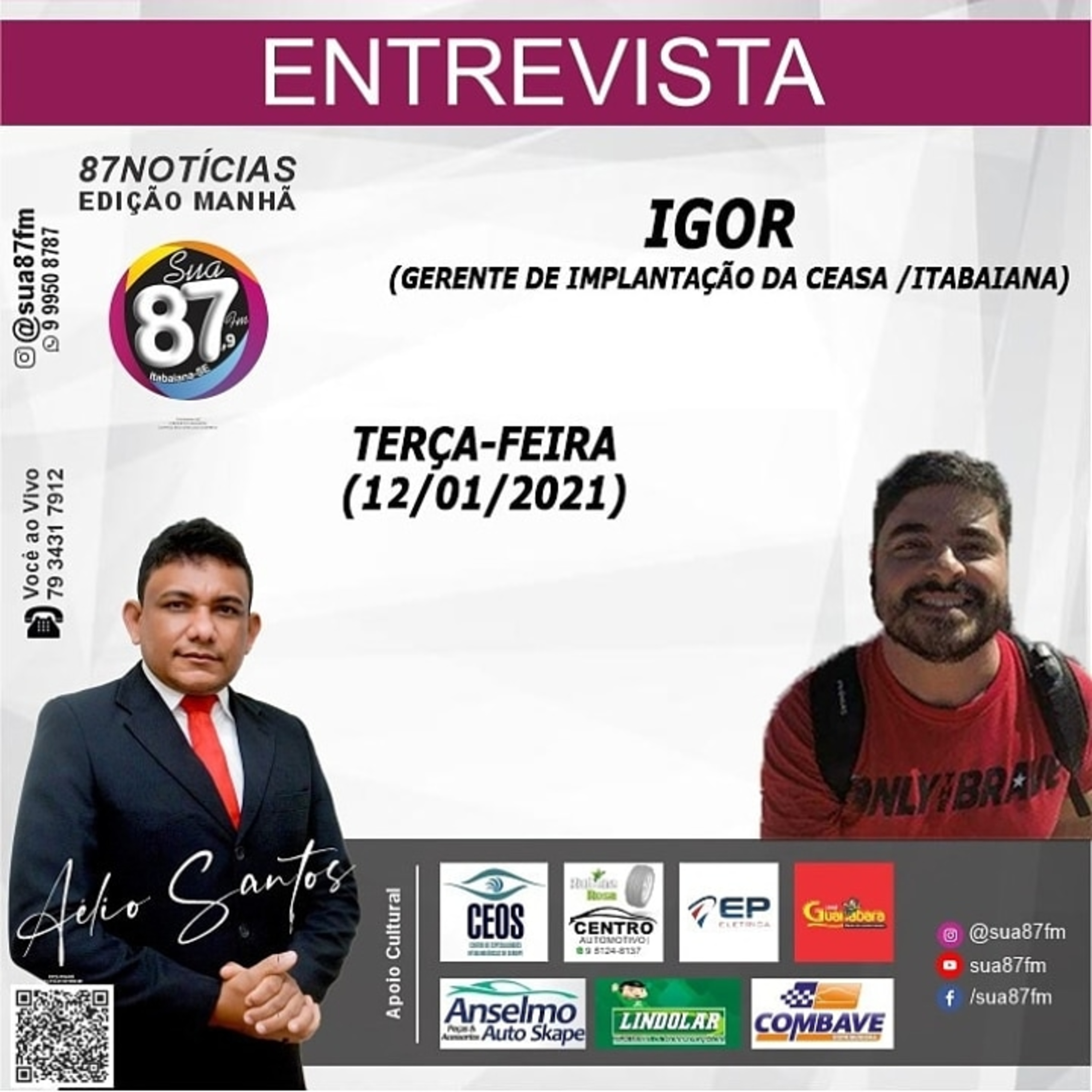 SUA 87 FM ¨ITABAIANA-SE¨
