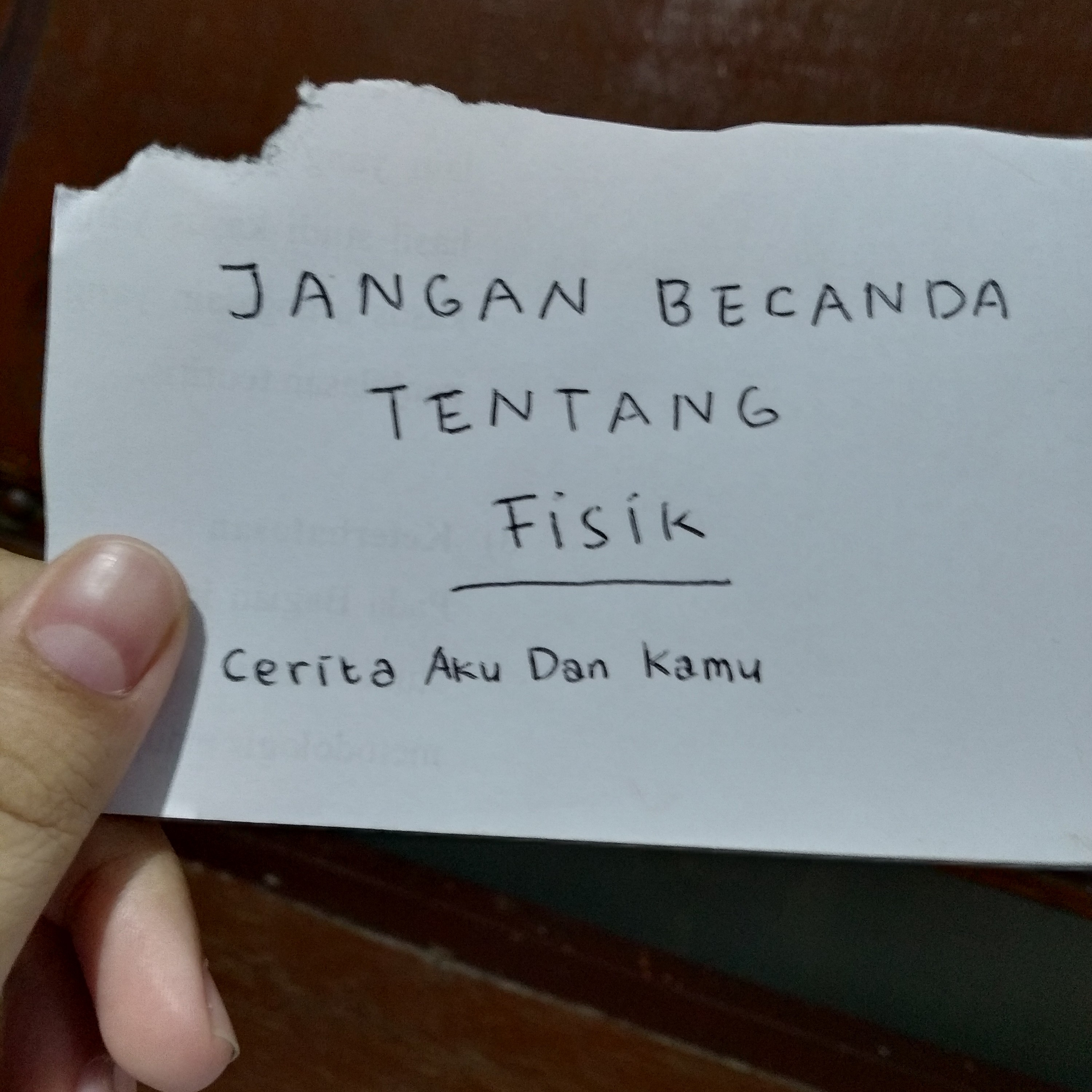 Cerita Aku Dan Kamu
