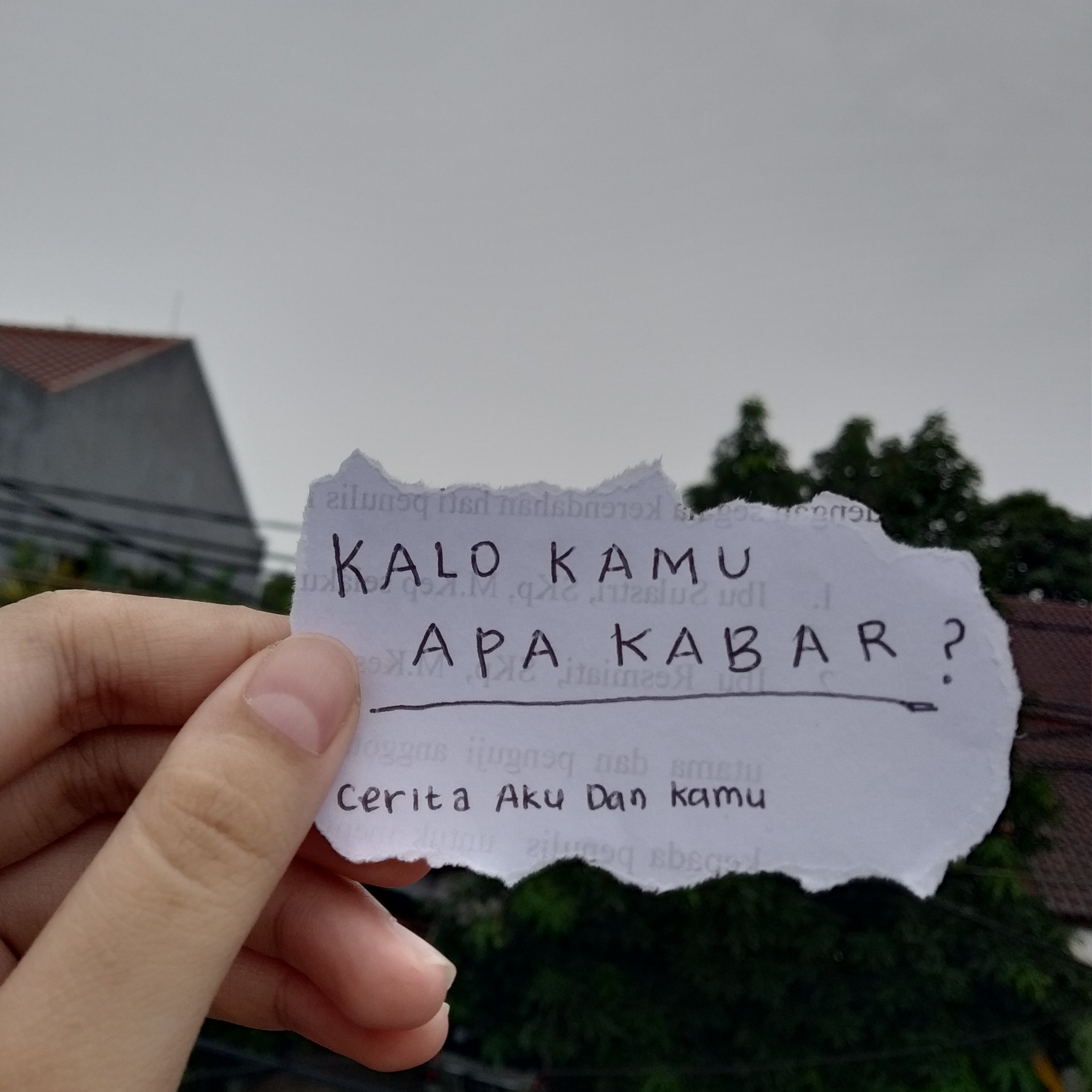 Cerita Aku Dan Kamu