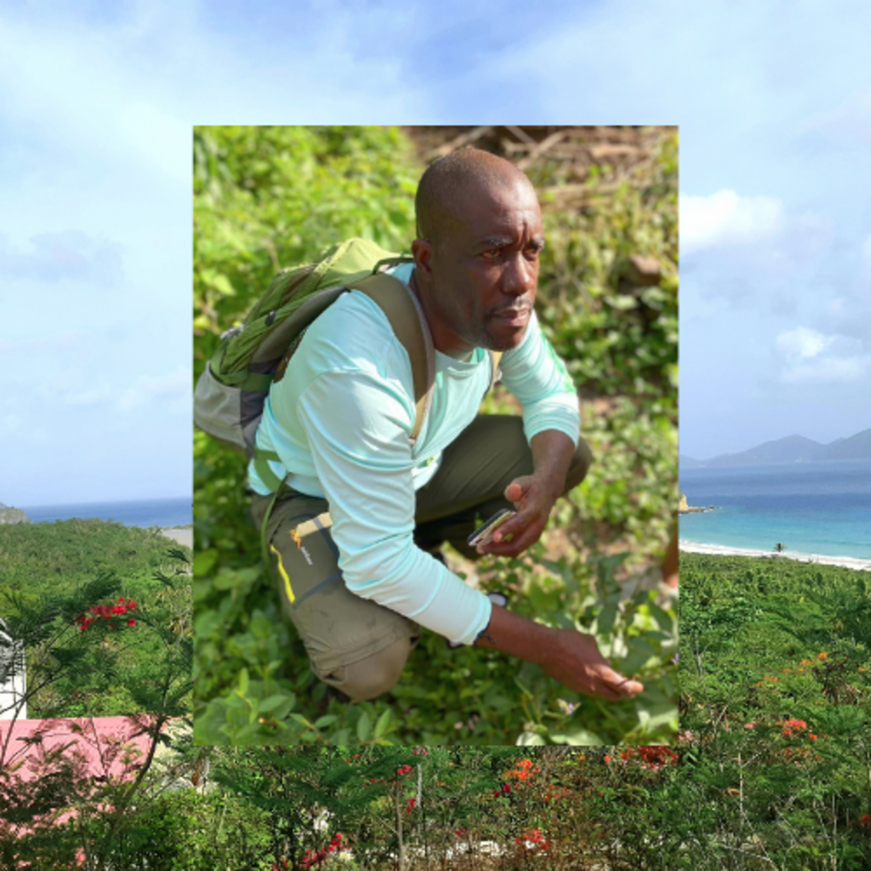 Mervin Hastings of the Environment and Climate Change Unit 