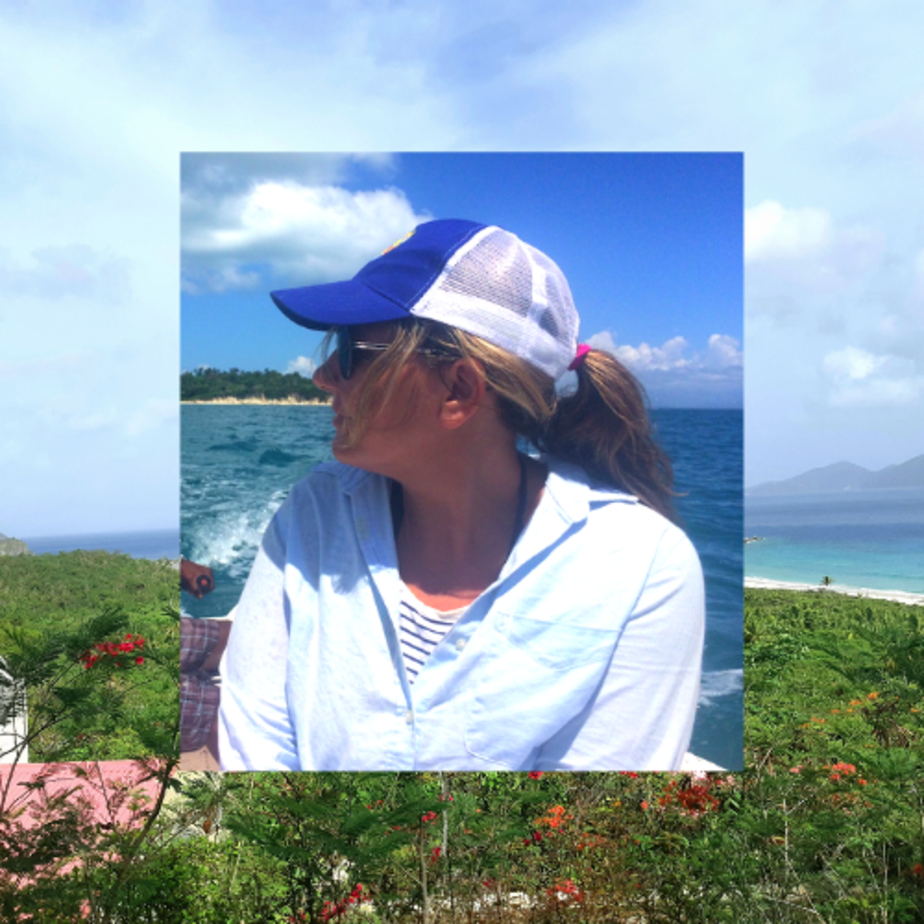 Susan Zaluski of the Jost Van Dyke Preservation Society episode artwork