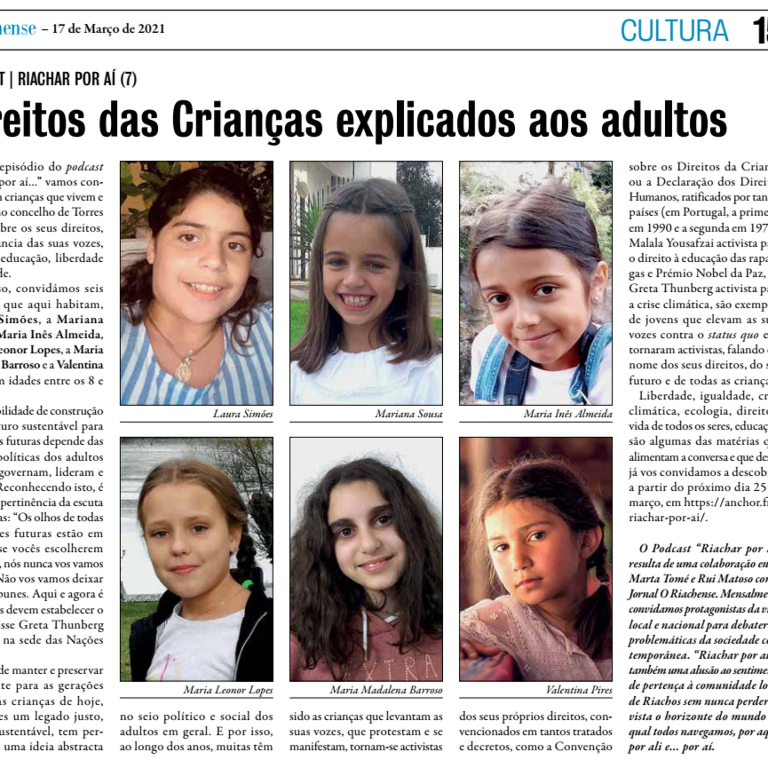 Riachar por aí