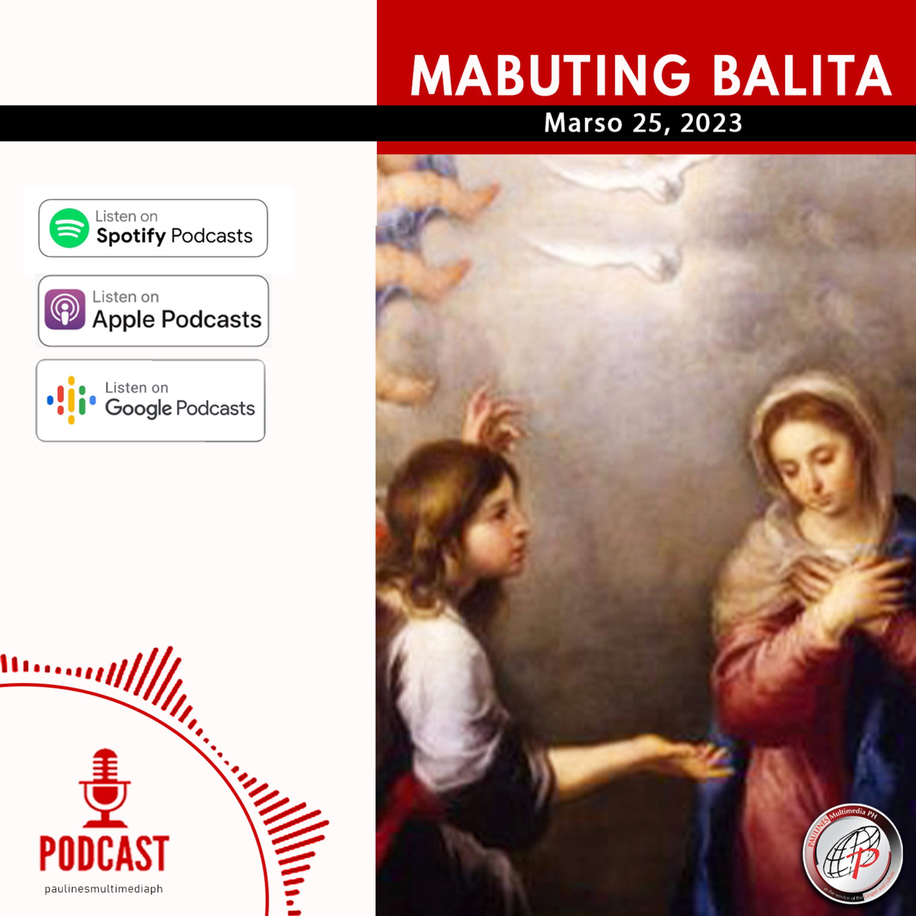 Mabuting Balita l Marso 25, 2023 – Sabado episode artwork
