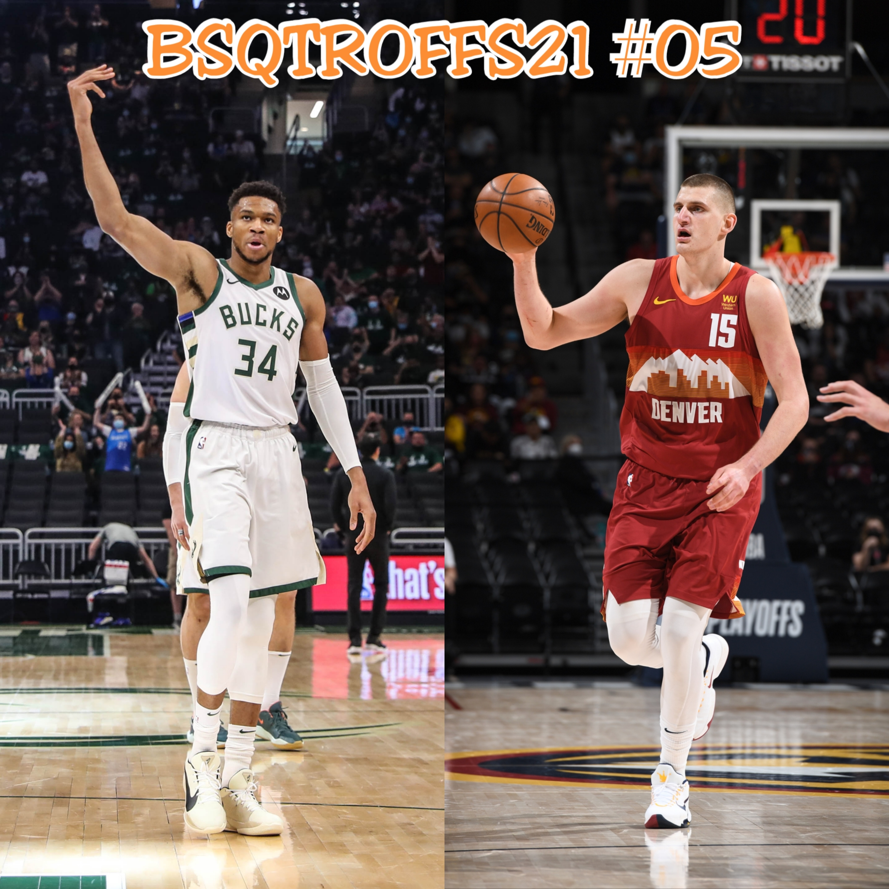 BSQTROFFS21 #05 - Bucks de Giannis atropela Heat e Jokic e Nuggets empatam a série contra o Blazers episode artwork