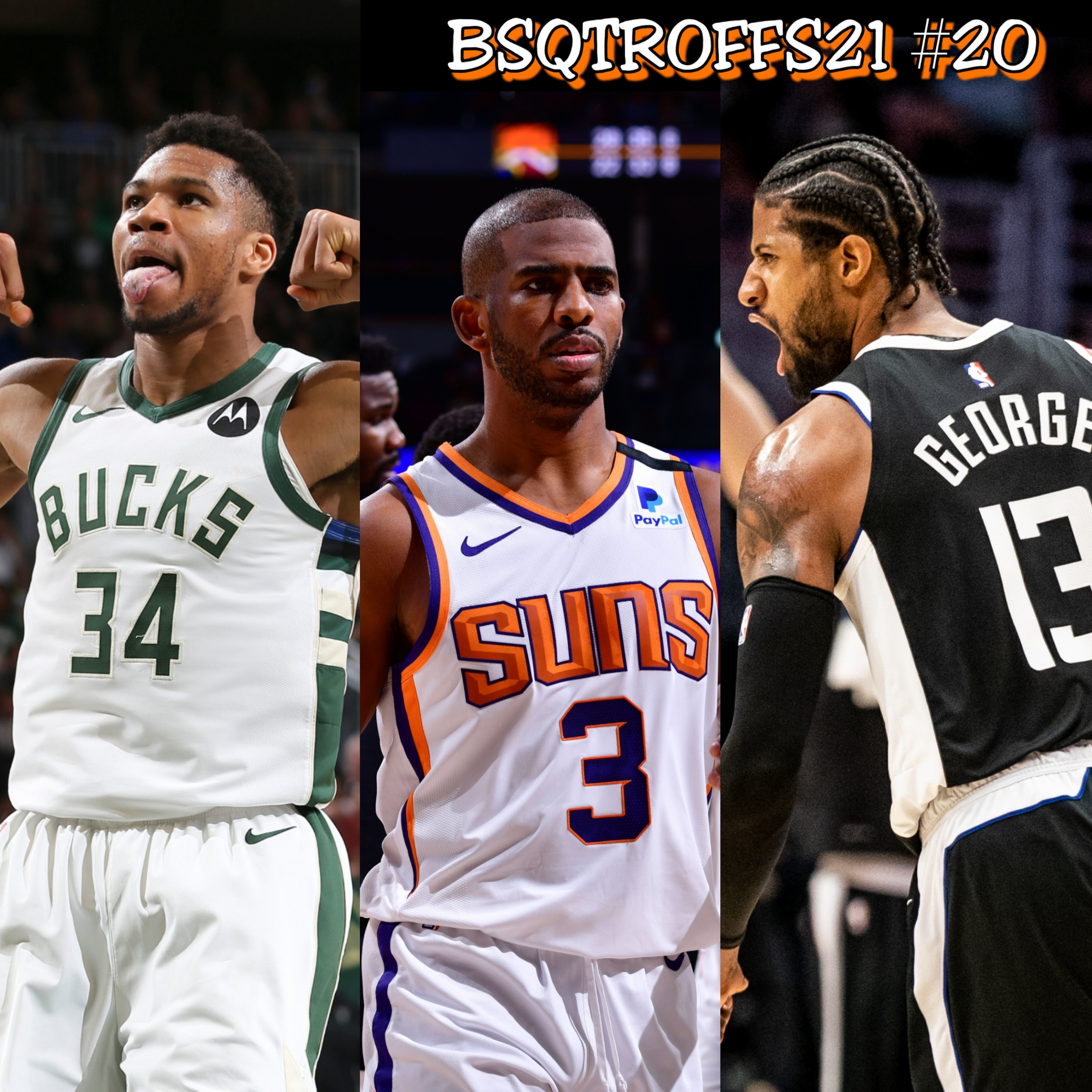BSQTROFFS21 #20 - Suns, Bucks empata, Kyrie Irving se machuca e Clippers sobrevive episode artwork