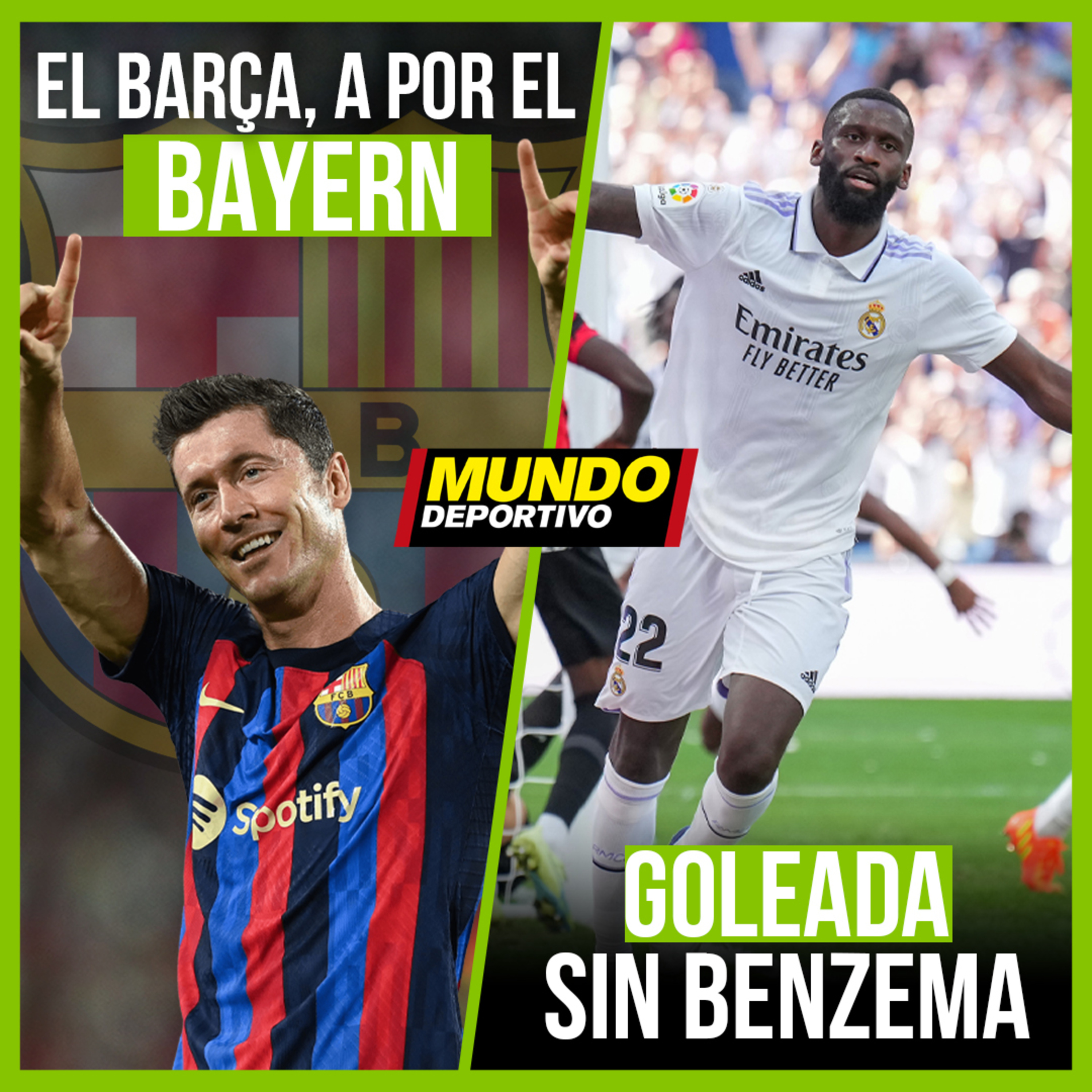 GMF 12 de septiembre - "Goleada sin Benzema, el Barça a por el Bayern, el enfado de Asensio, la lesión de Sadiq, jornada insólita en el fútbol femenino, el Chelsea toca a una pieza del PSG y más..." episode artwork