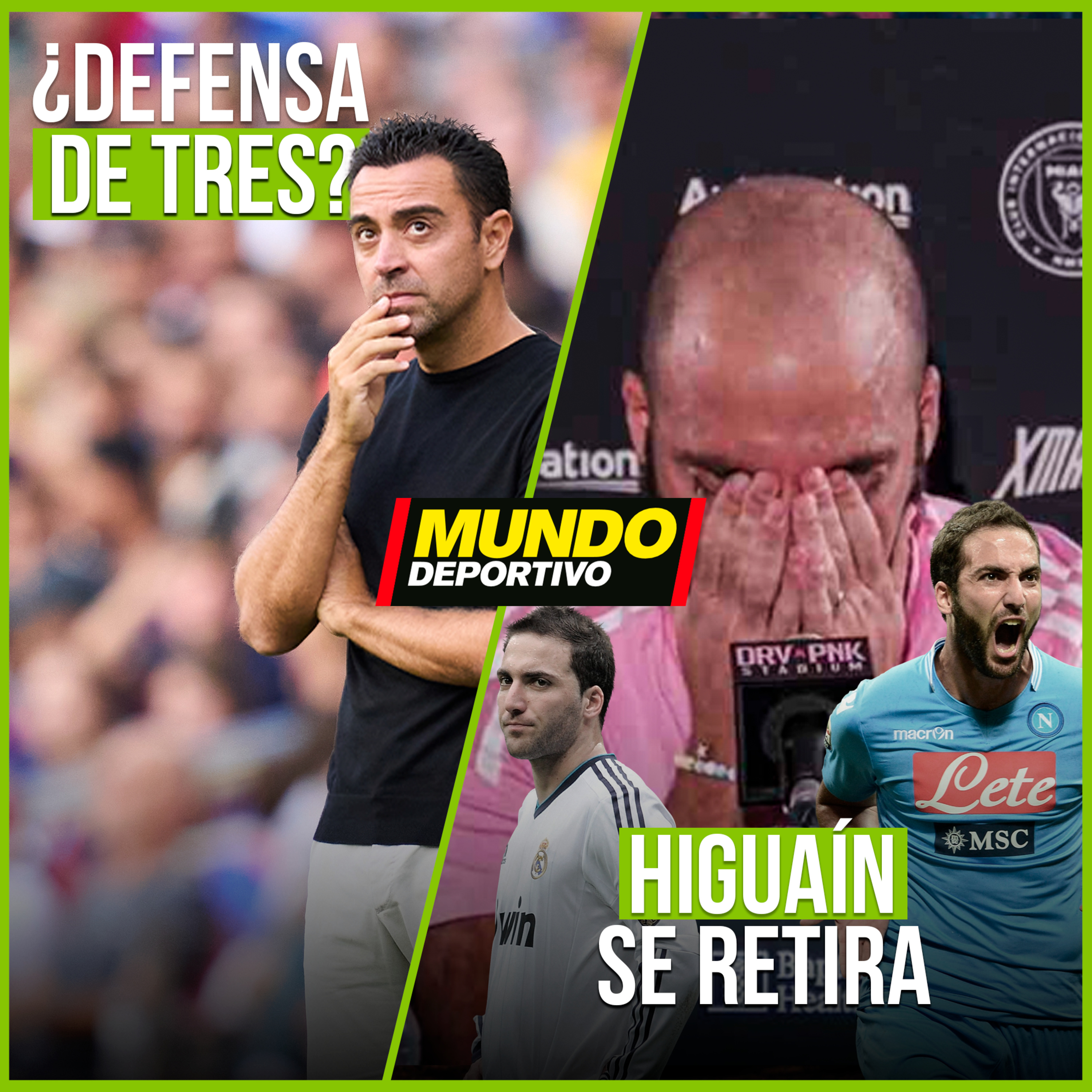 GMF 04 de octubre - "Higuaín se retira, Xavi deja entrever una defensa de 3 centrales, duro ataque de RTVE a Jorge Vilda, Guardiola compara a Haaland con Messi, Francia boicotea el mundial y más..." episode artwork
