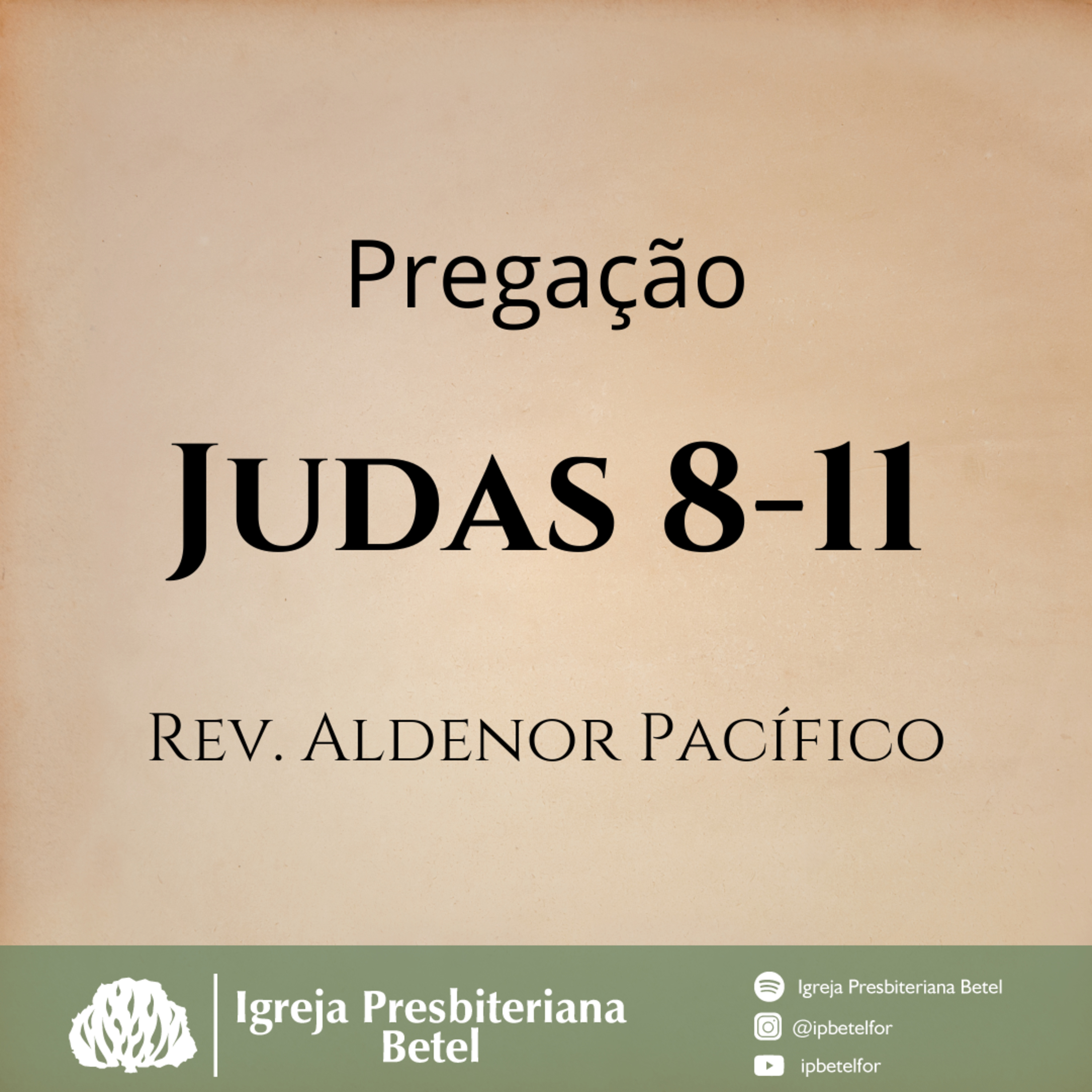 Pregação em Judas 8-11 | Rev. Aldenor Pacífico episode artwork