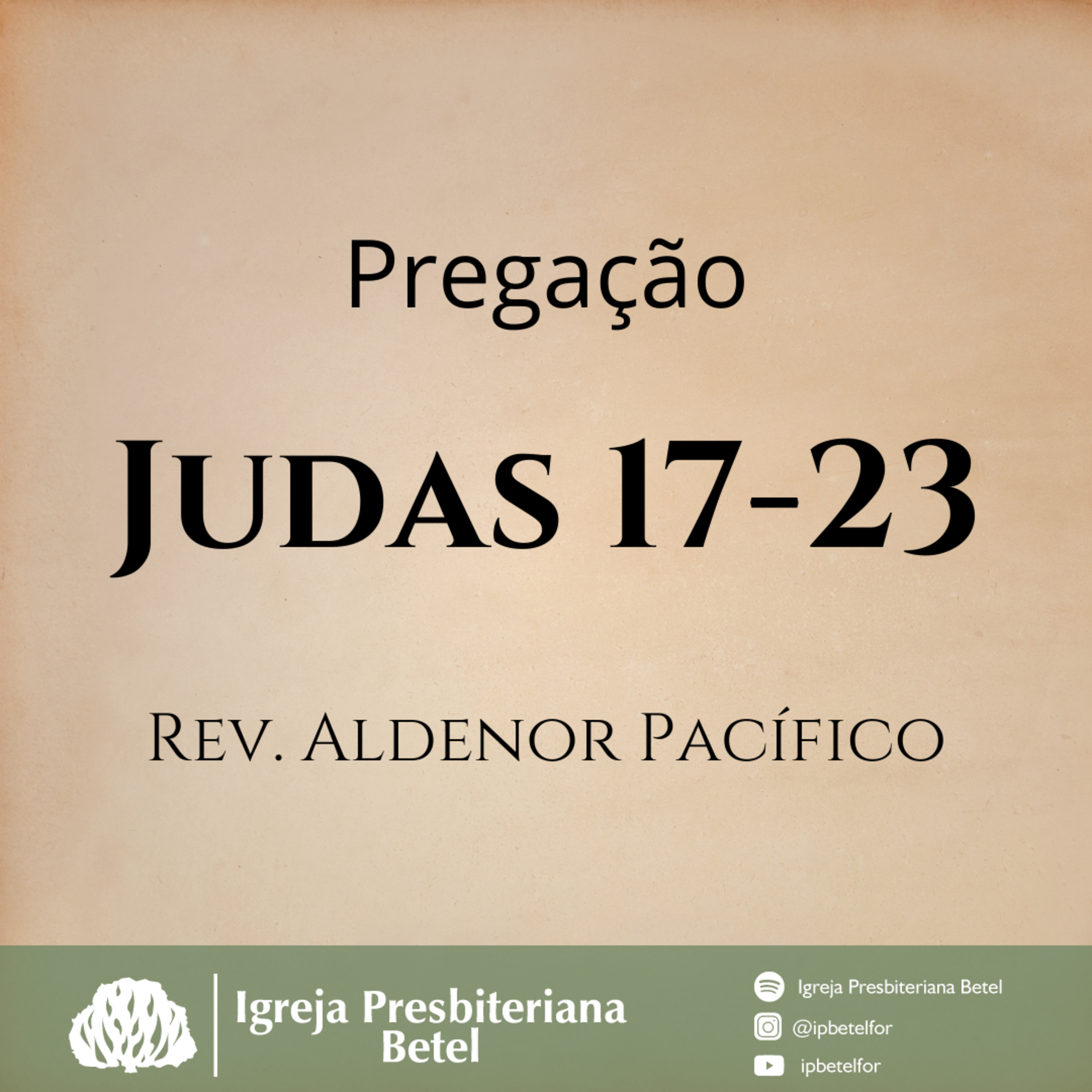 Pregação em Judas 17-23 | Rev. Aldenor Pacífico episode artwork