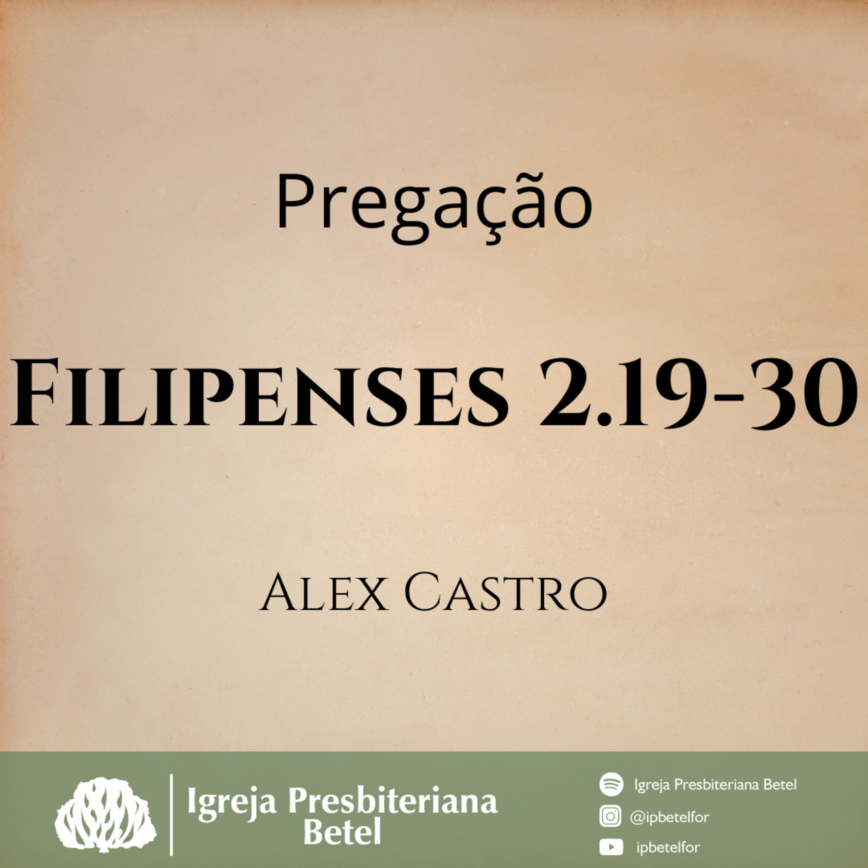 Pregação em Filipenses 2.19-30 | Alex Castro episode artwork