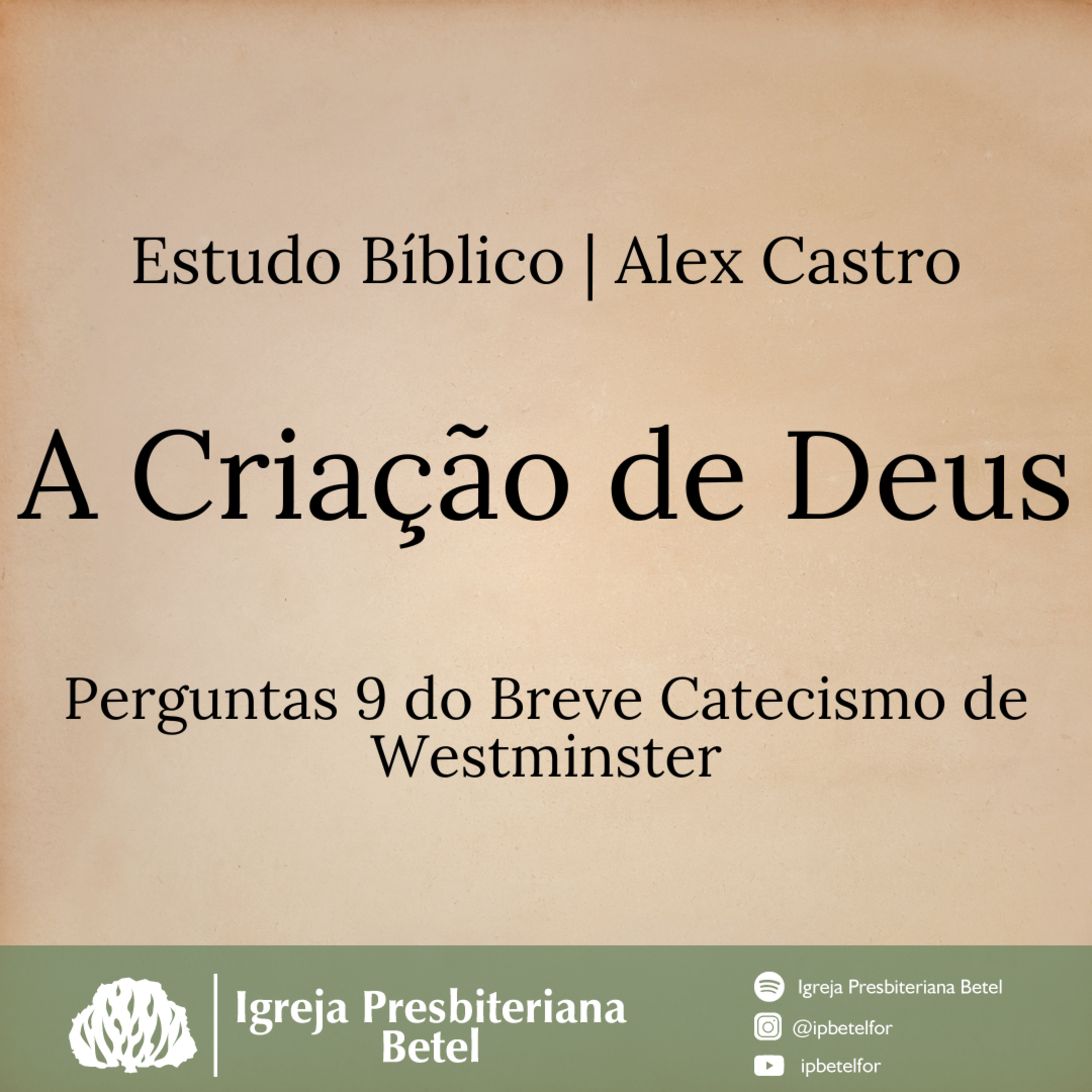Perguntas 9 do Breve Catecismo de Westminster | Alex Castro episode artwork