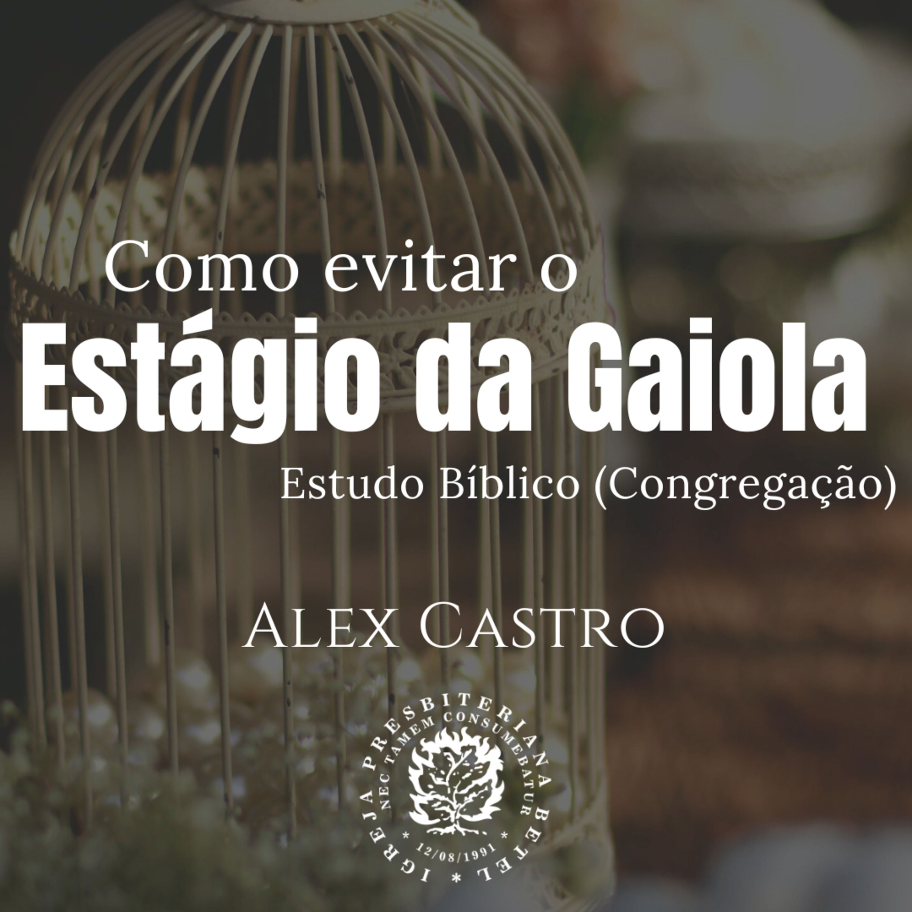 Estudo Bíblico: Como evitar o Estágio da Gaiola | Alex Castro - Congregação