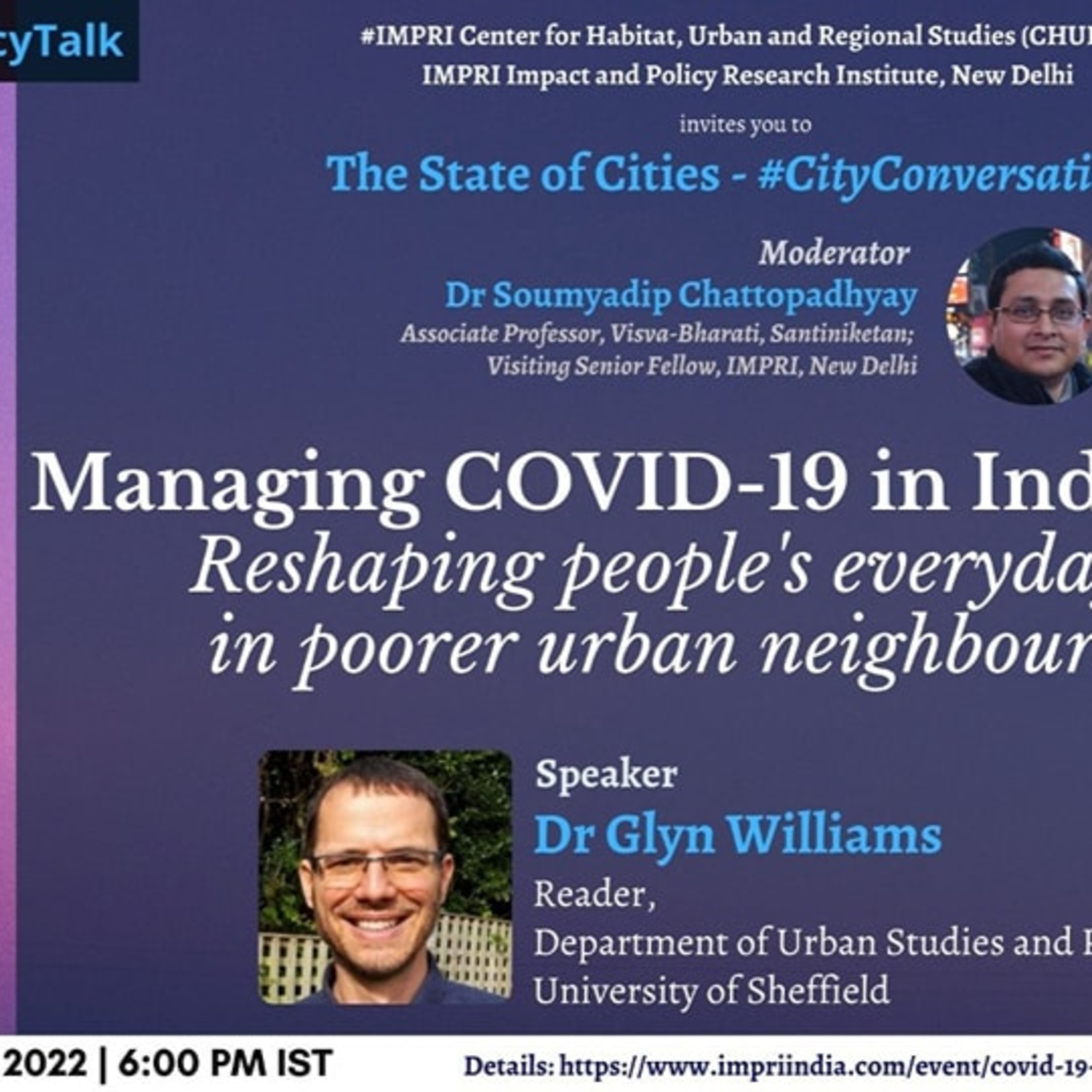 #WebPolicyTalk: Live at IMPRI