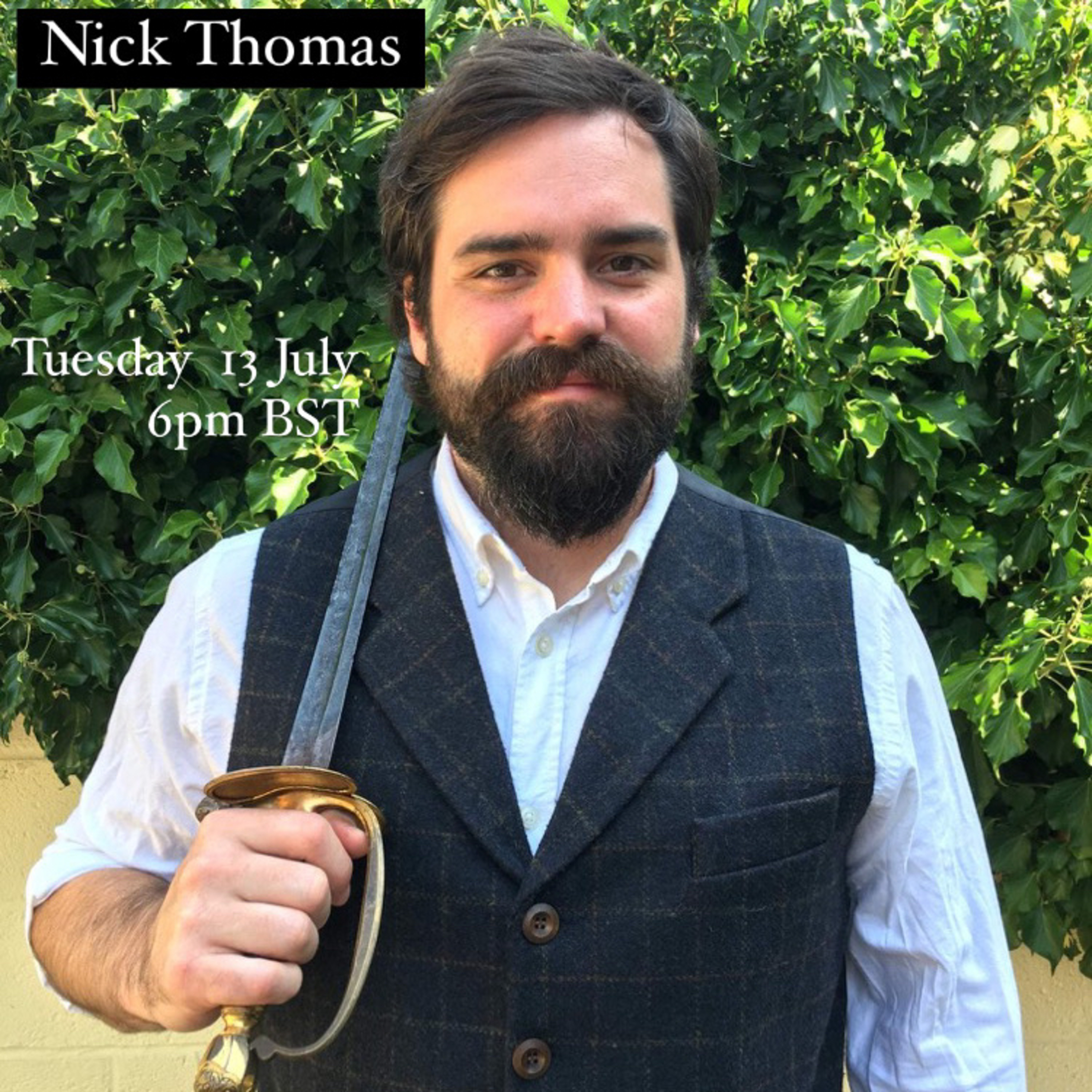 Nick Thomas, AHF Instructor and sword collector, UK