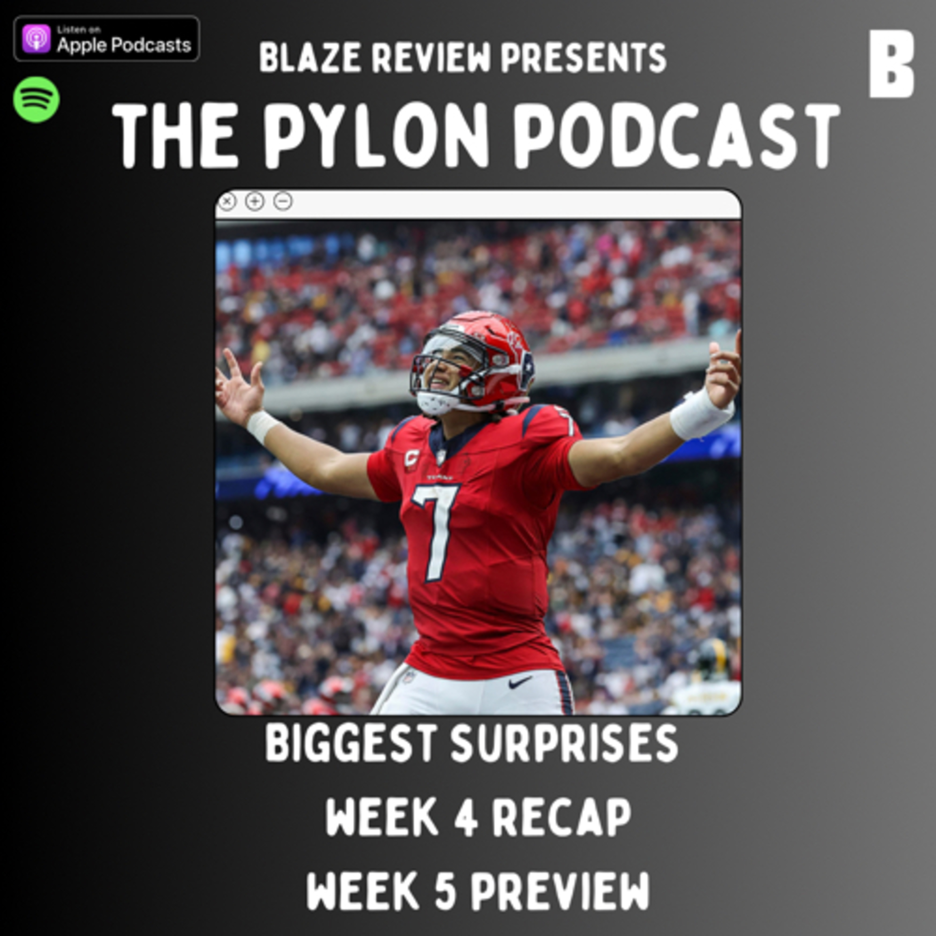 Pylon Podcast- Biggest surprises, week 4 recap, week 5 preview  episode artwork
