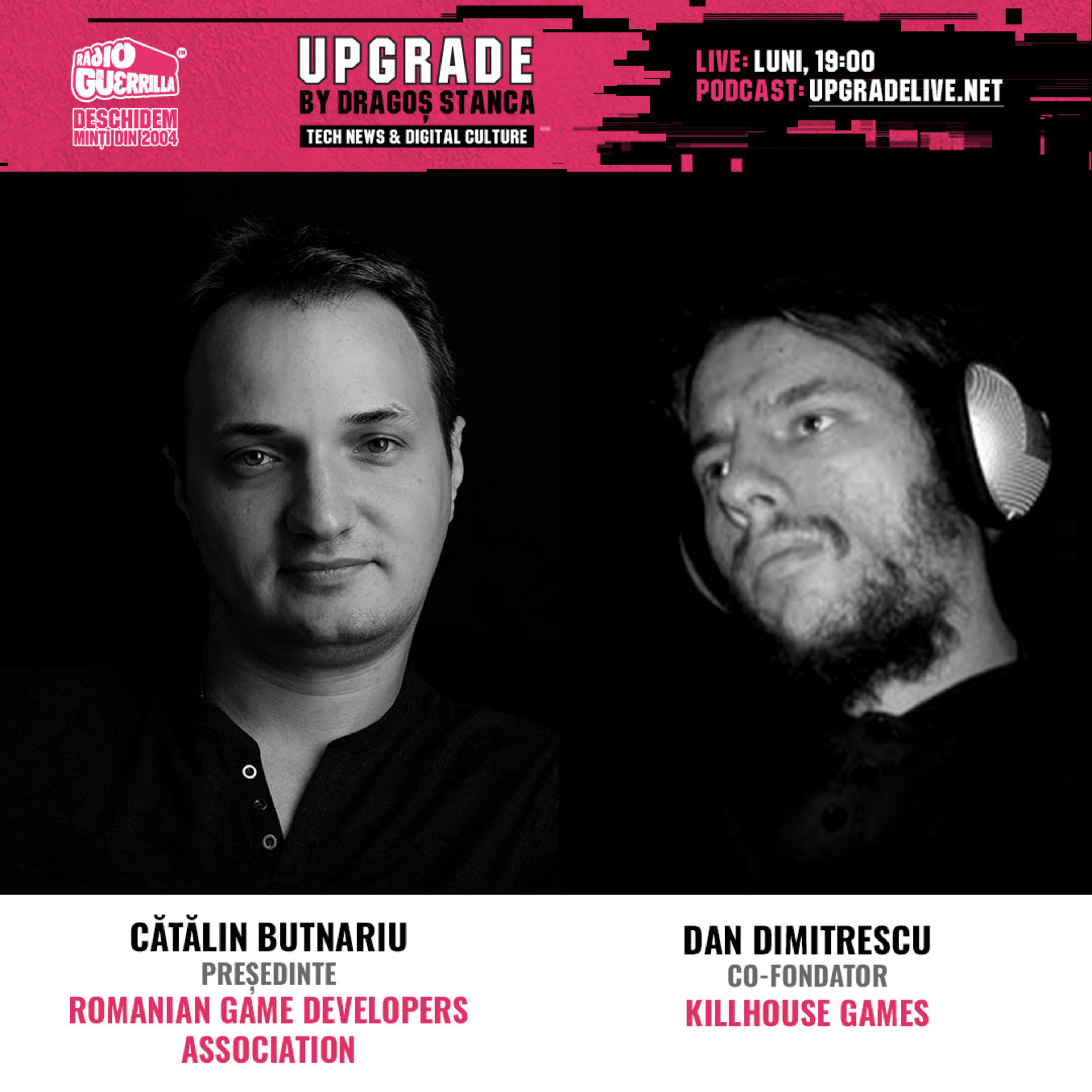 #20 VIDEO GAMES MADE IN ROMANIA | Cu: Catalin Butnariu - RGDA si Dan Dimitrescu - KillHouse Games episode artwork