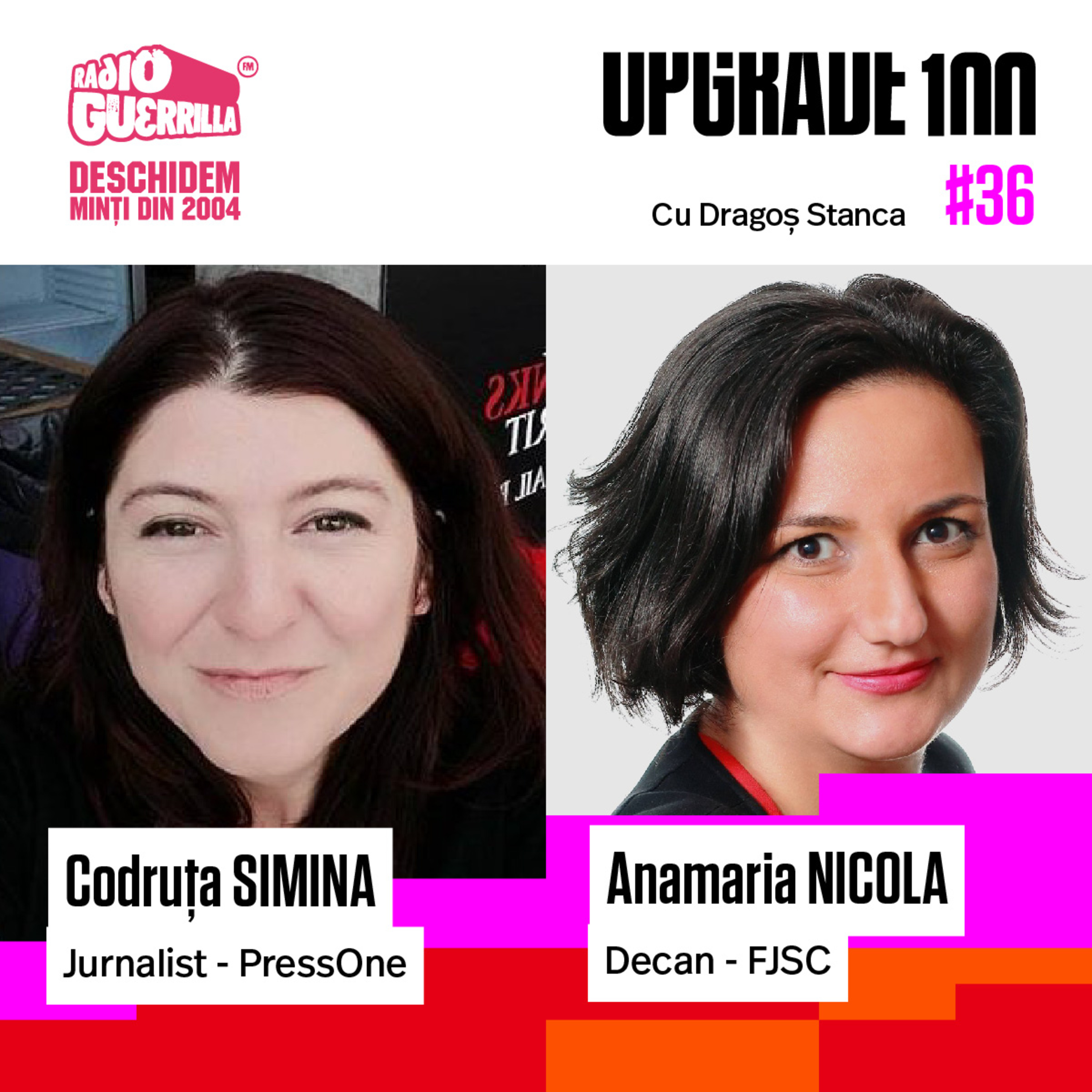 #36 MANIPULAREA ONLINE ÎN CAMPANIA ELECTORALĂ | Cum să ne ferim de fake news? Anamaria Nicola - decan Facultatea de Jurnalism și Științele Comunicării și Codruța Simina - jurnalist PressOne episode artwork