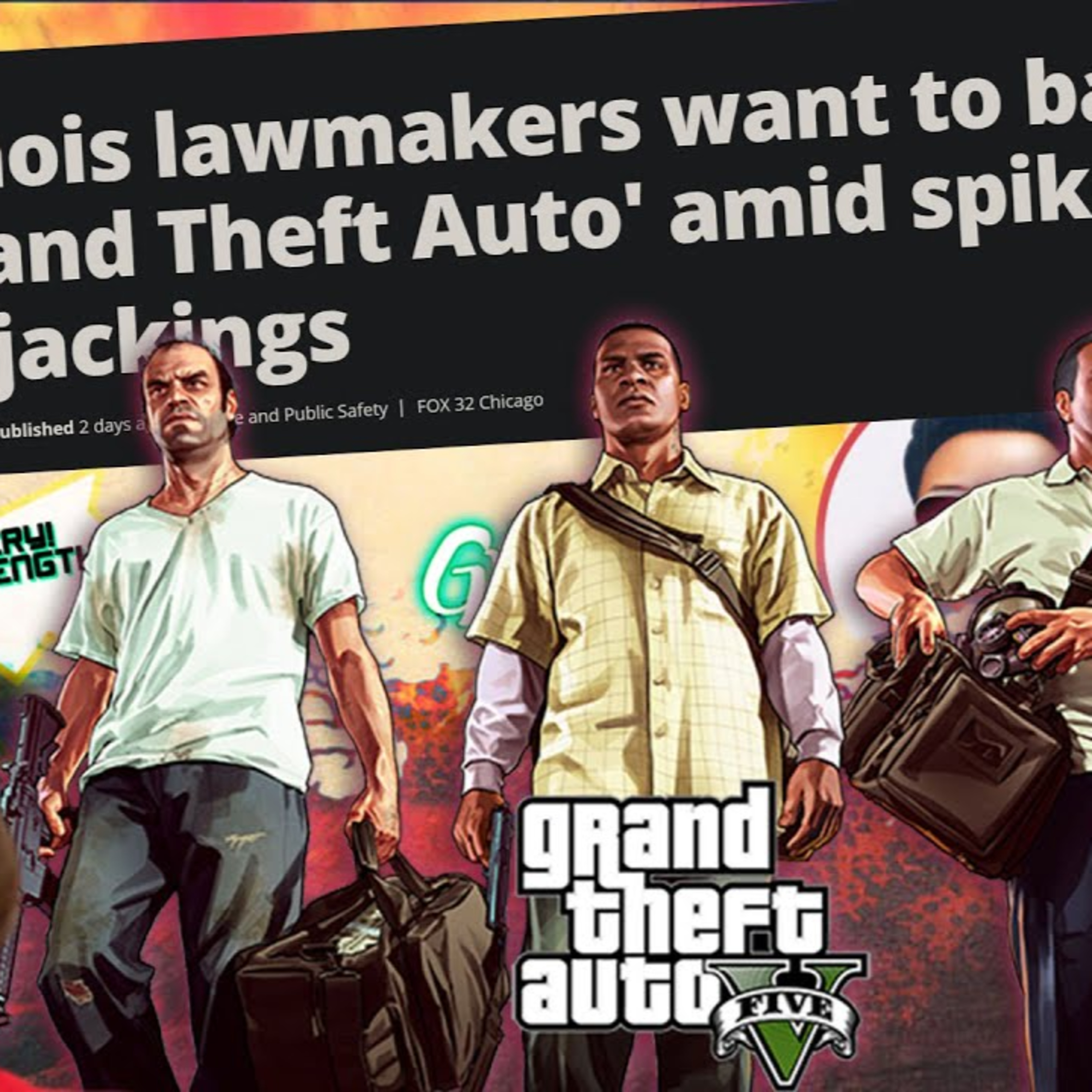 Illinois has had a spike in car jacking and now lawmakers want to ban Grand Theft Auto? episode artwork
