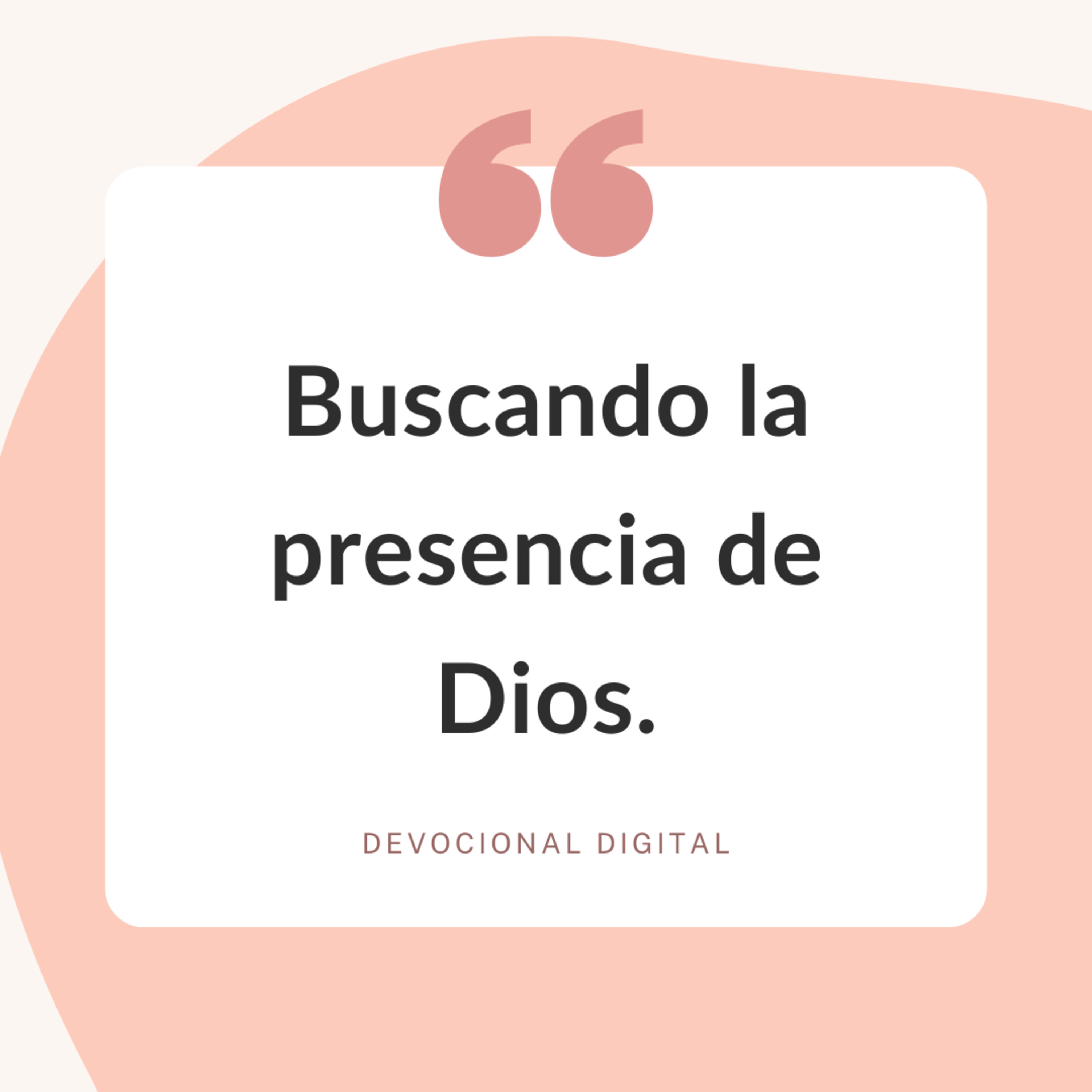 Buscando la presencia de Dios episode artwork