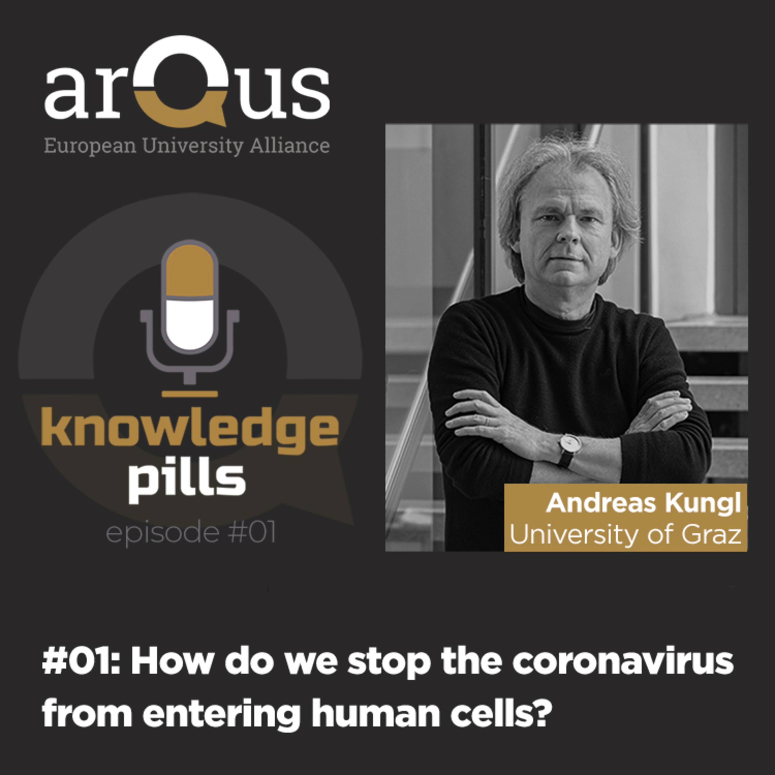 #01: How do we stop the coronavirus from entering human cells? episode artwork