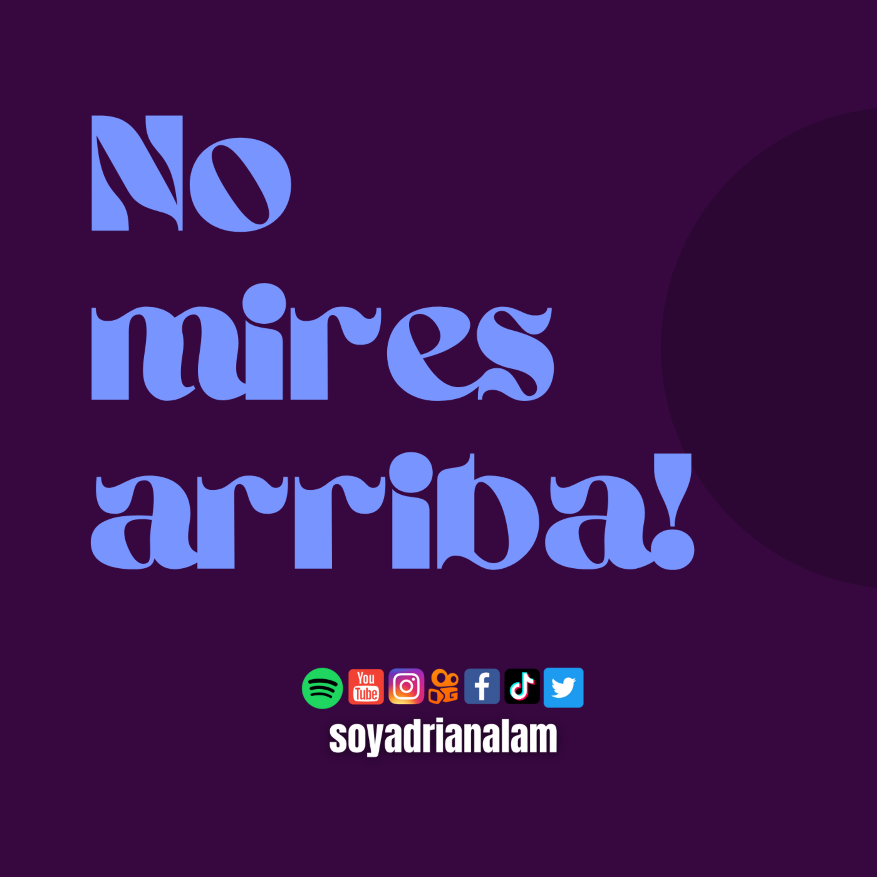 NO MIRES ARRIBA! episode artwork