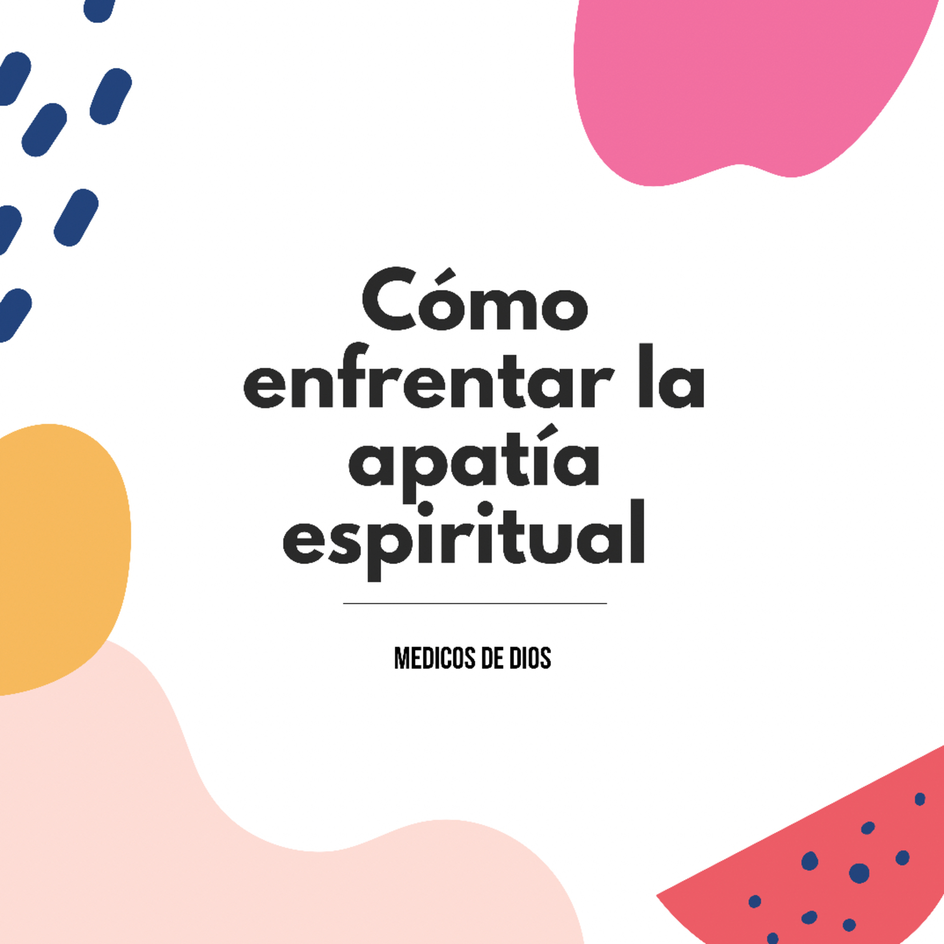 Cómo enfrentar la apatía espiritual en medio de la enfermedad.  episode artwork