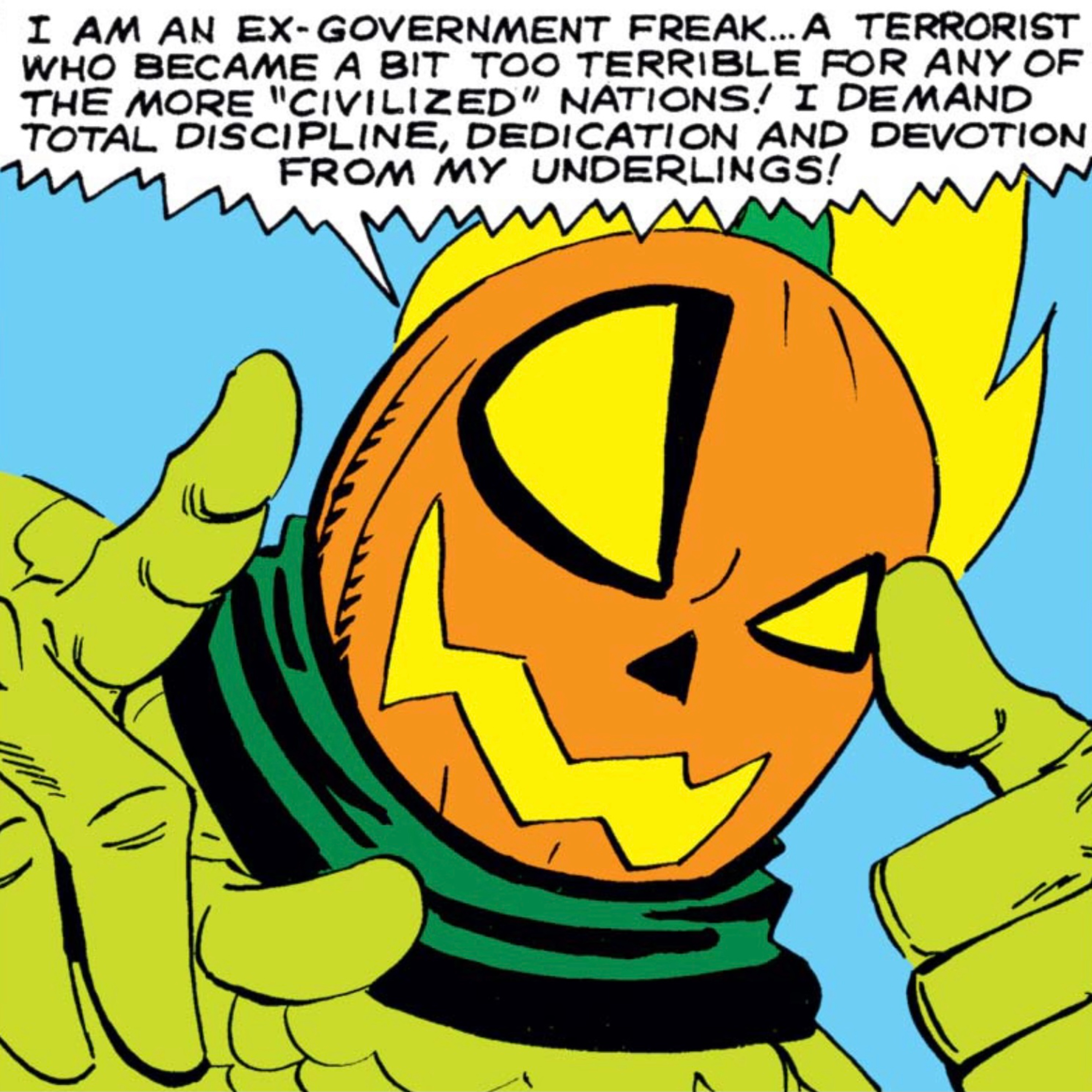 Comic Book Character Of The Month - Halloween Horror Month 2021 Celebration - MARVEL's Jack O'Lantern episode artwork