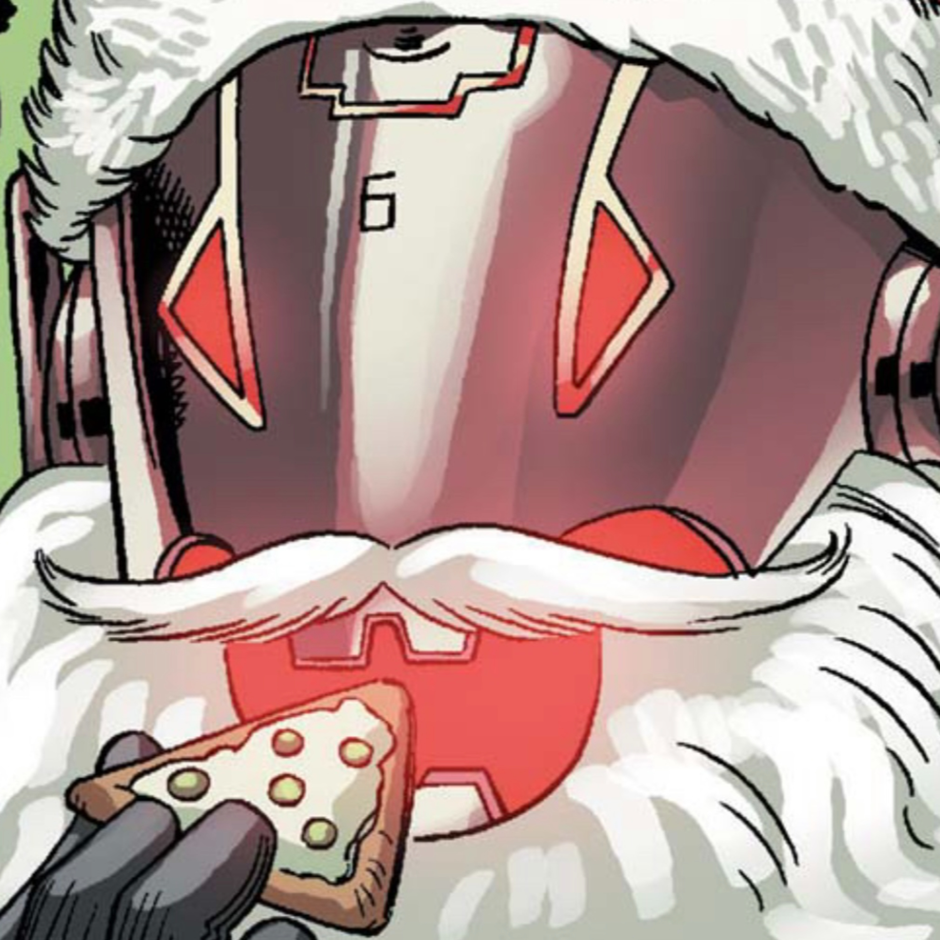 HAPPY HOLIDAYS! * Holiday Special * Comic Book Character Of The Month - SANTRON - Marvel Holiday Special: 2005 > Yes, Virginia, There is a Santron episode artwork