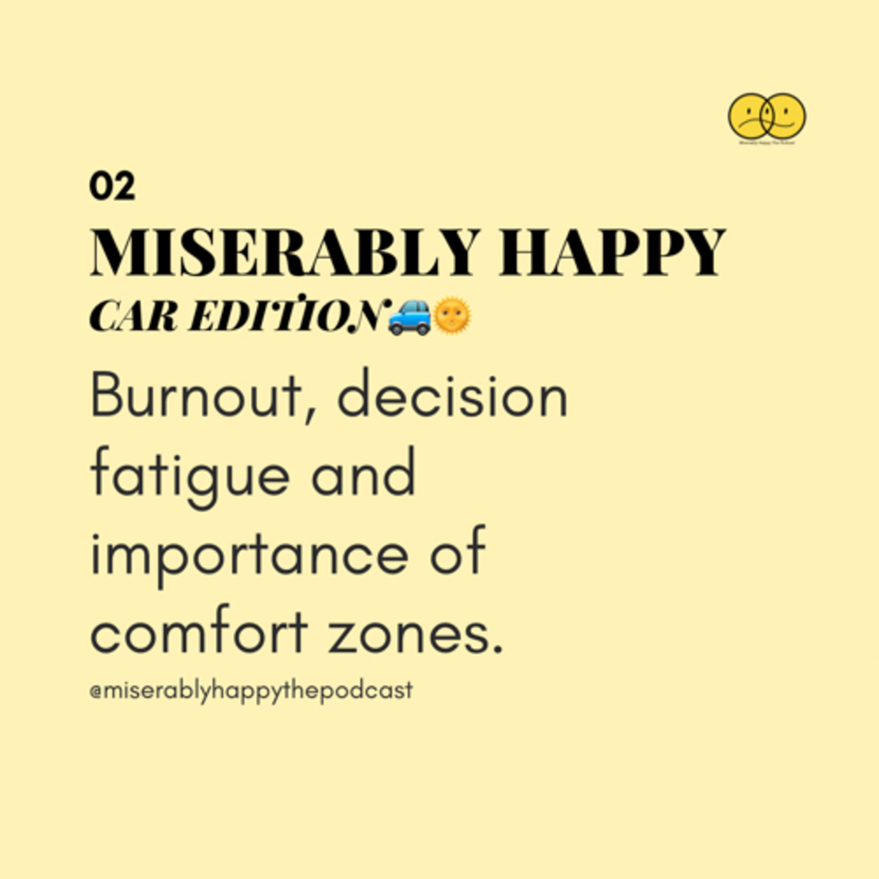 MHTP Car Edition: On Burnout, decision fatigue & importance of comfort zones✨ episode artwork