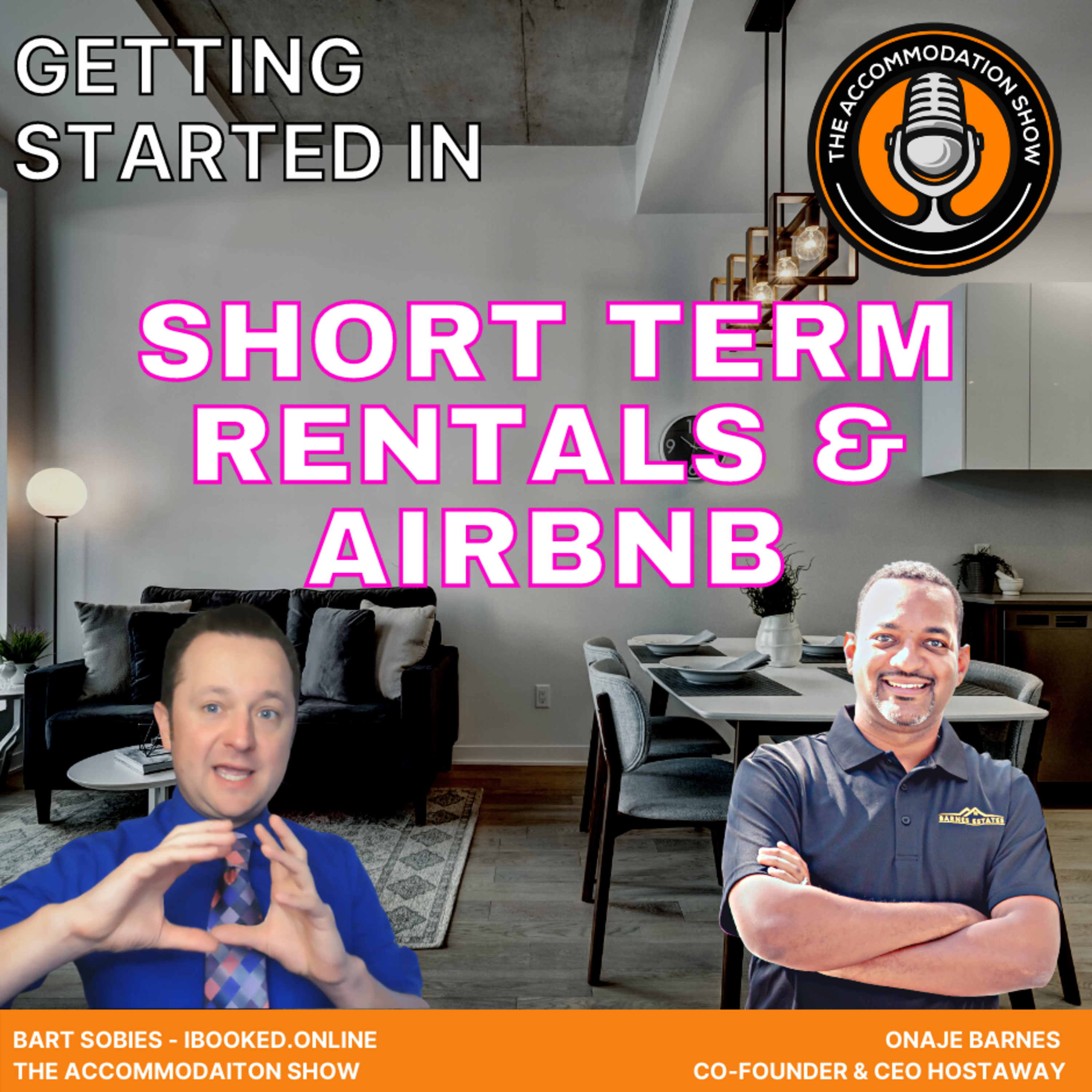 Getting Start in Short Term Rentals and AirBNB with Onaje Barnes episode artwork