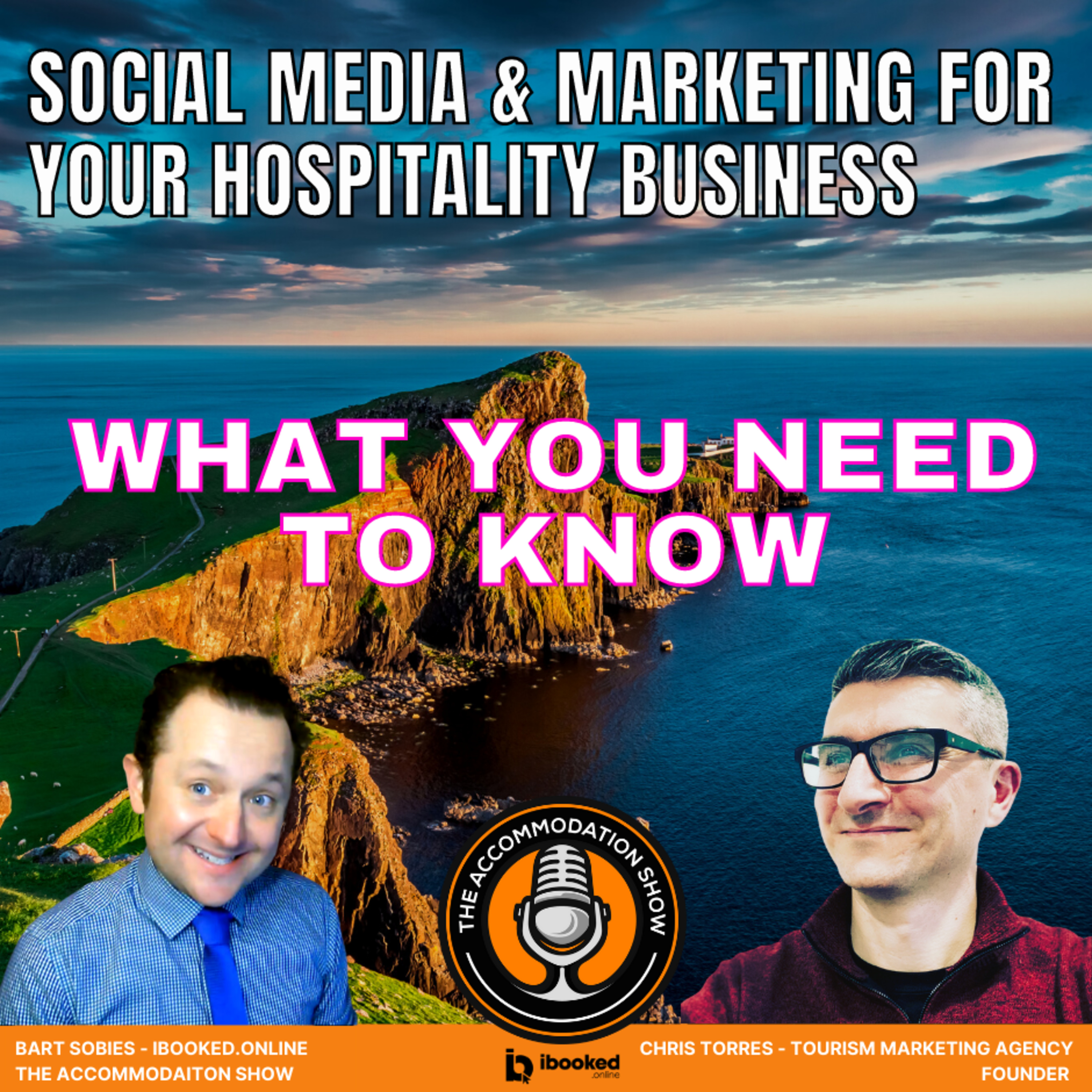 SOCIAL MEDIA & MARKETING FOR YOUR HOSPITALITY BUSINESS - what you need to know - with Chris Torres  episode artwork