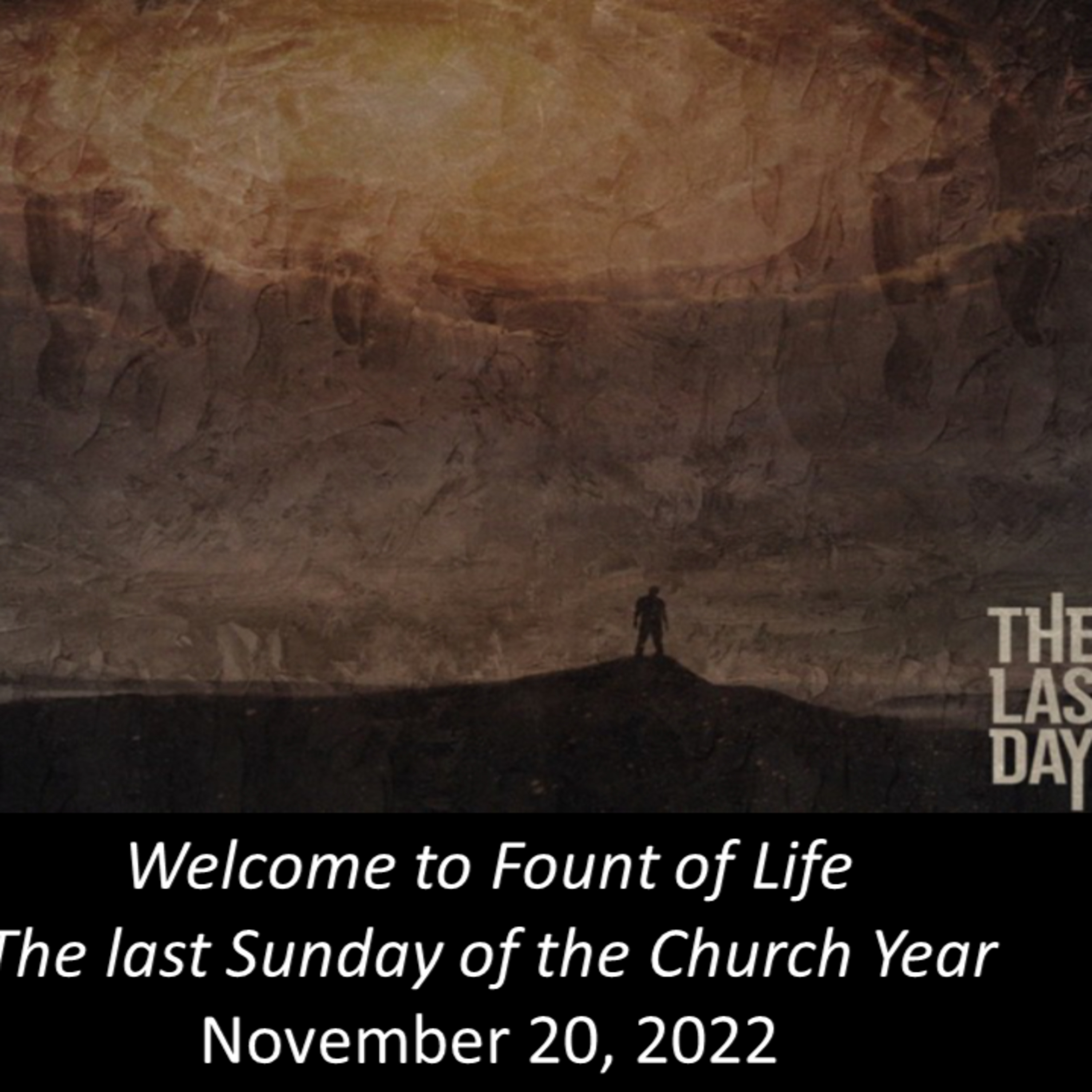 “Trust in the Promise; Do not terror in the anxiety” - November 20, 2022 episode artwork